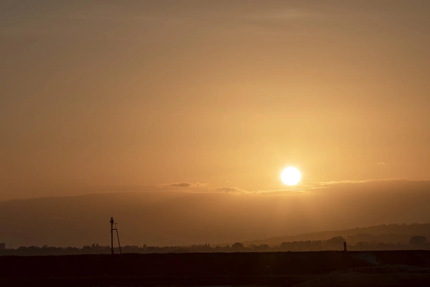 Sunset, Hayling Billy Line