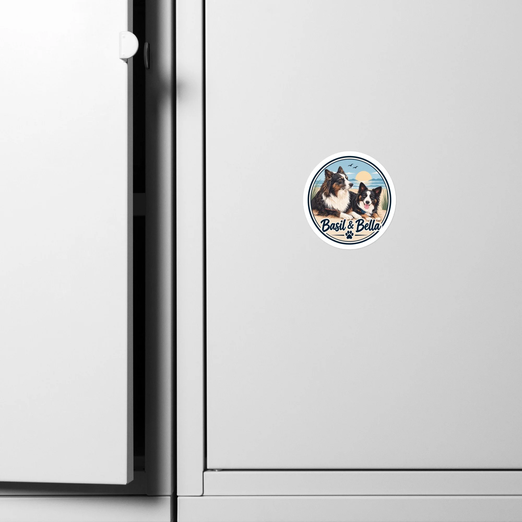 🐾 Basil & Bella Coastal Adventure Vinyl Decal 🌊