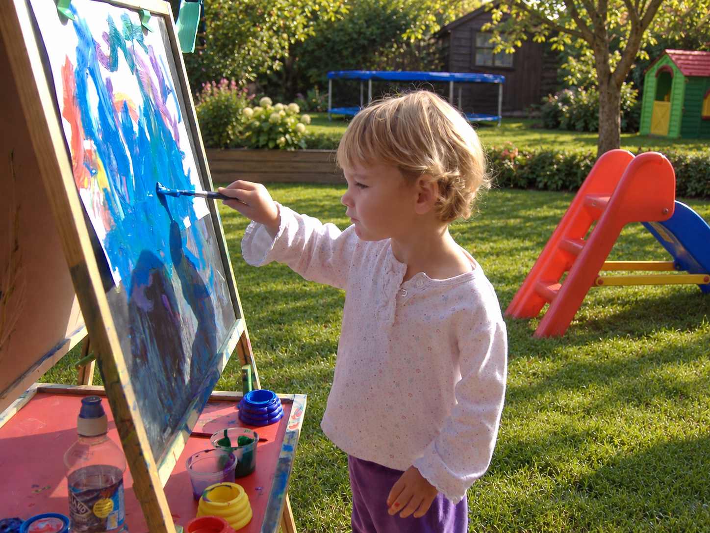 A little glimpse of younger me, discovering a love for creating.