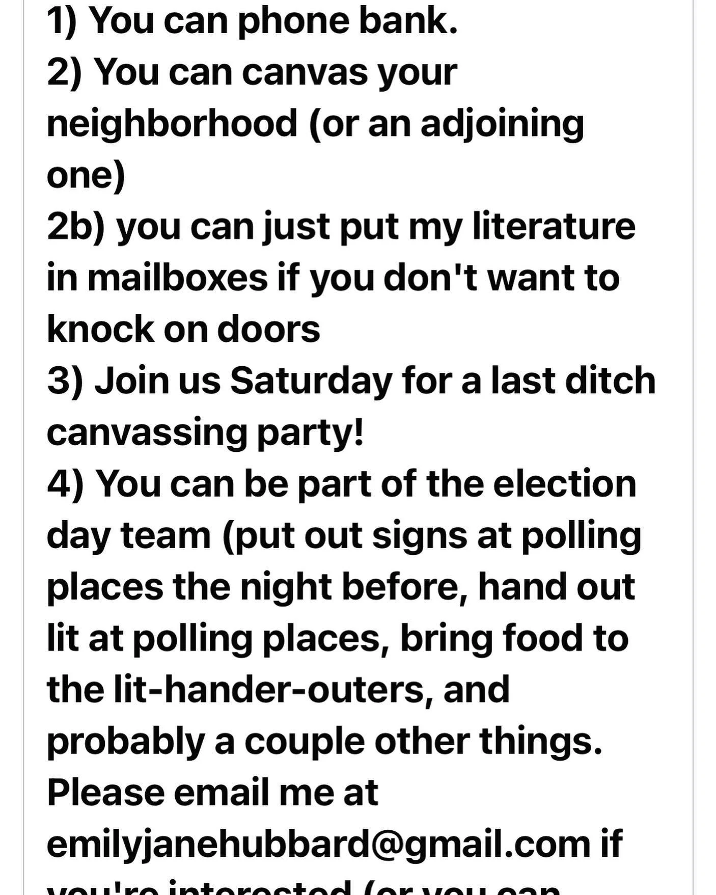 🥰🥰🥰 One week left! If you want to help, I&rsquo;ve got opportunities!