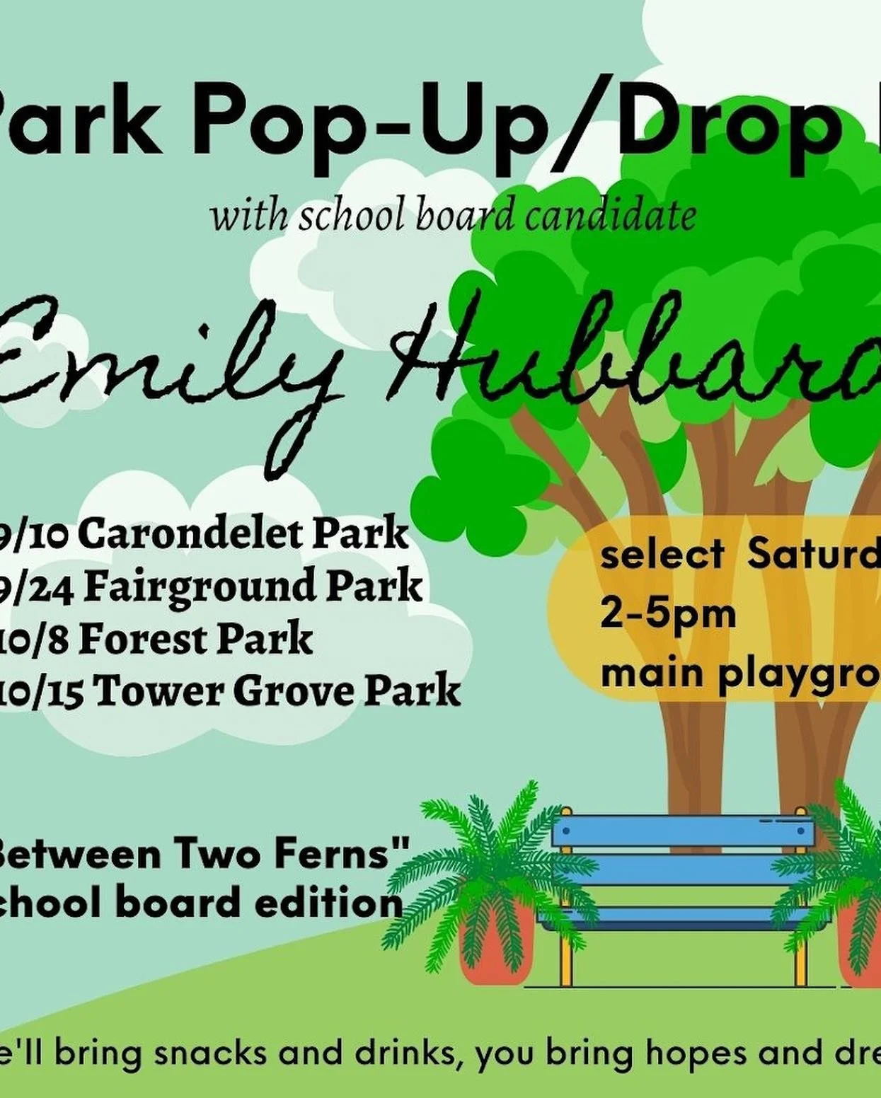 Park party today!! Carondelet park, 2-5pm