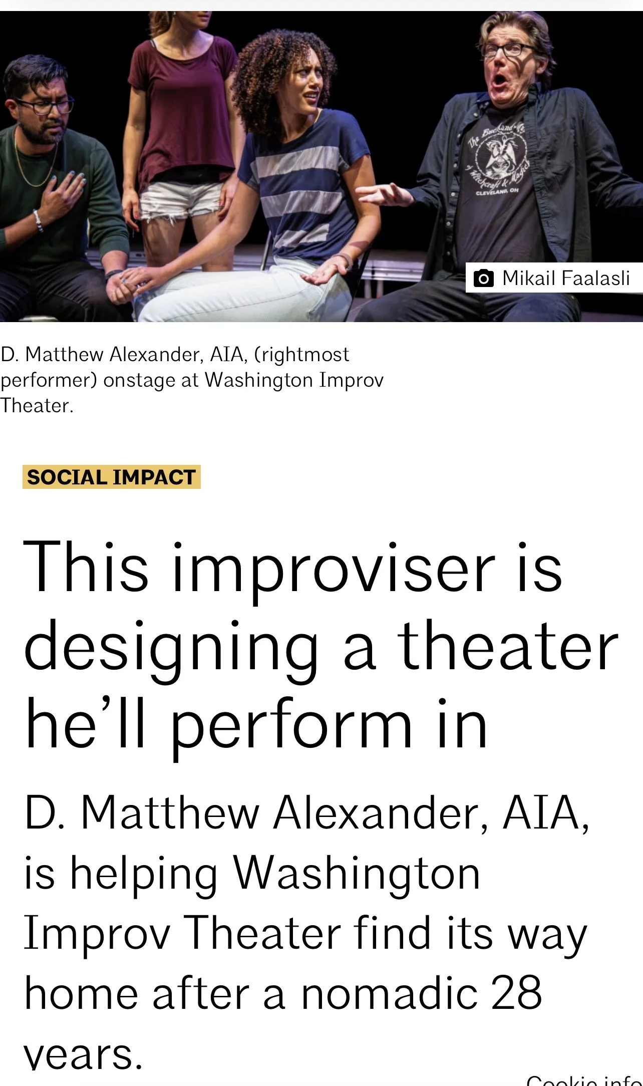 Matt appears in national AIA publication