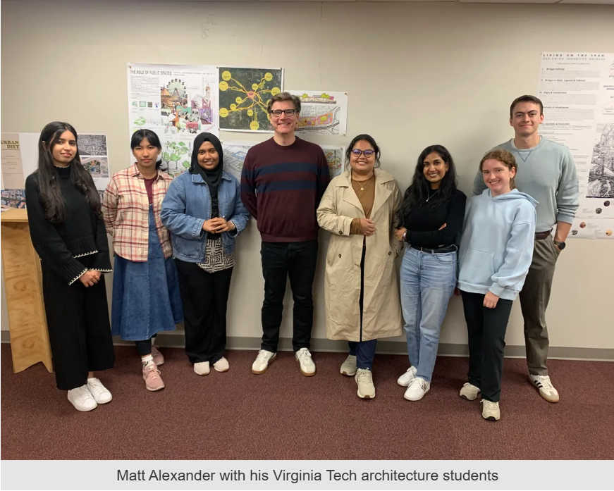 Matt Alexander's improv class at VTech Architecture School