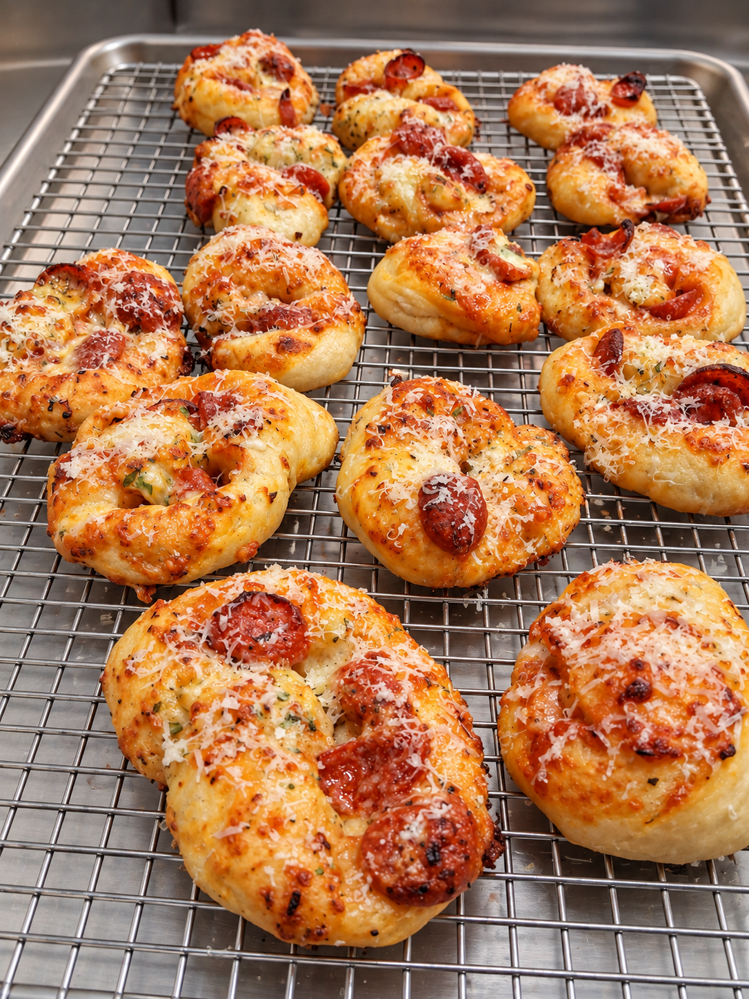 Pepperoni Pizza Bagels