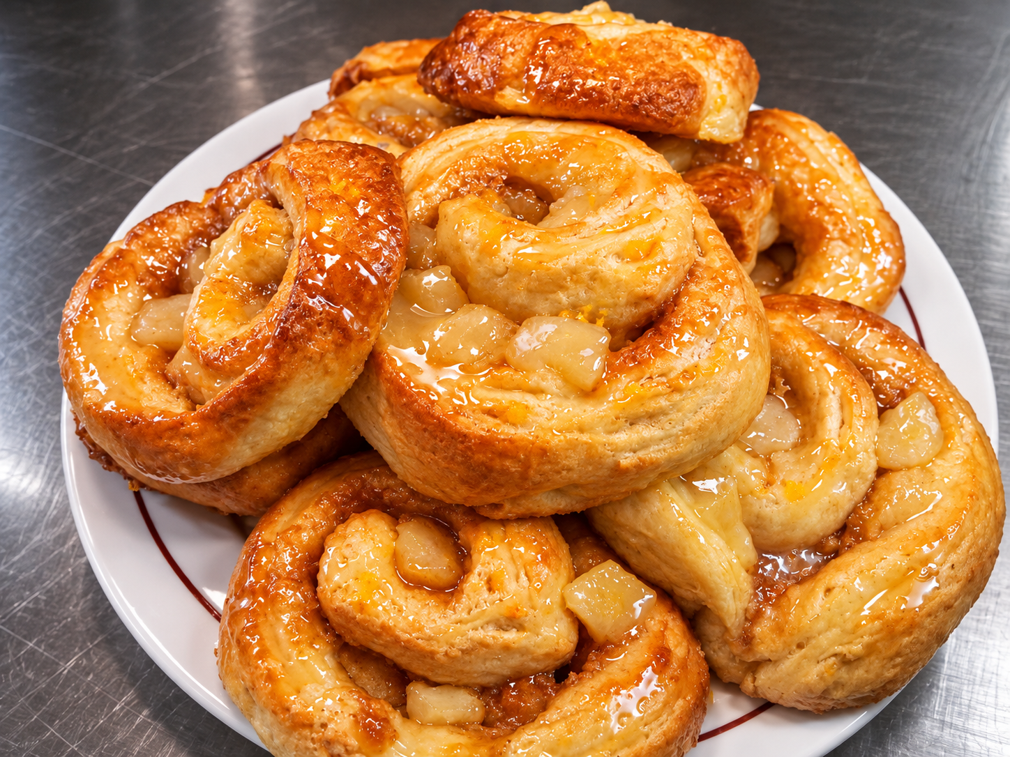 Citrus-Peach Buns
