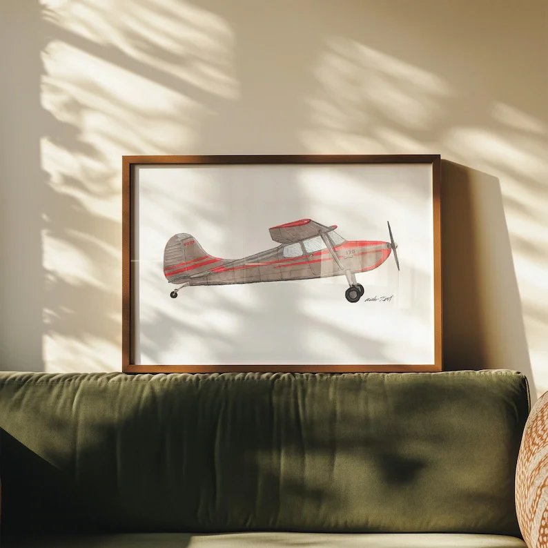 Cessna 170 Print