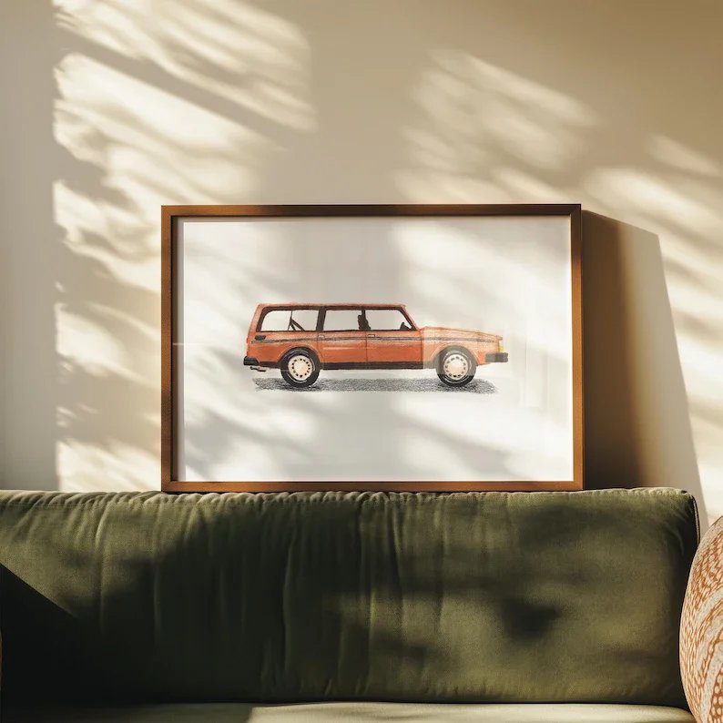 Volvo 240 Print