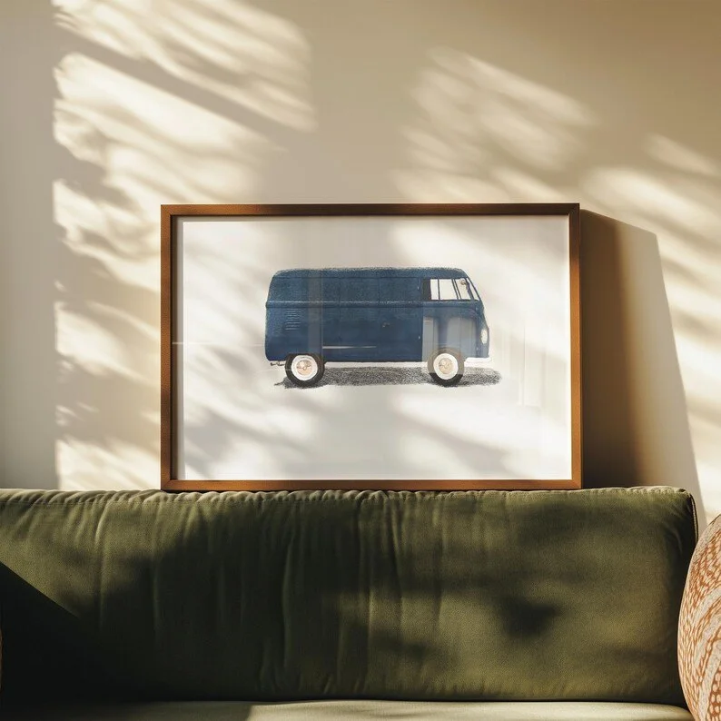 Classic Vintage Van Print
