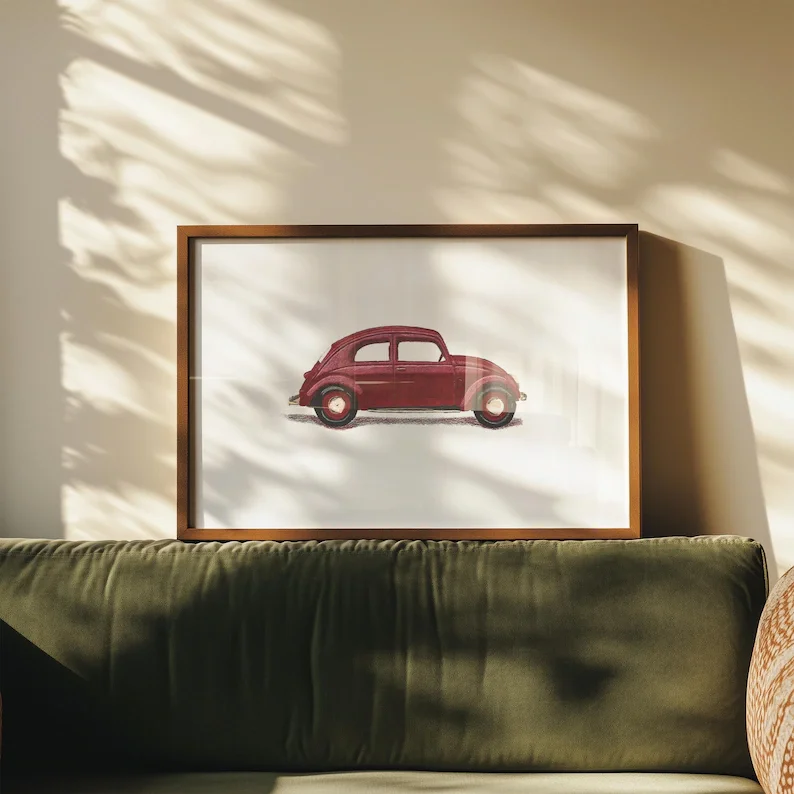 Vintage German Air-Cooled Print