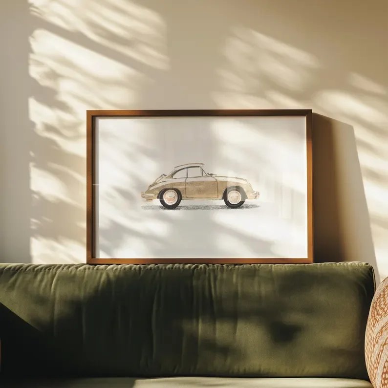Porsche 356 Print