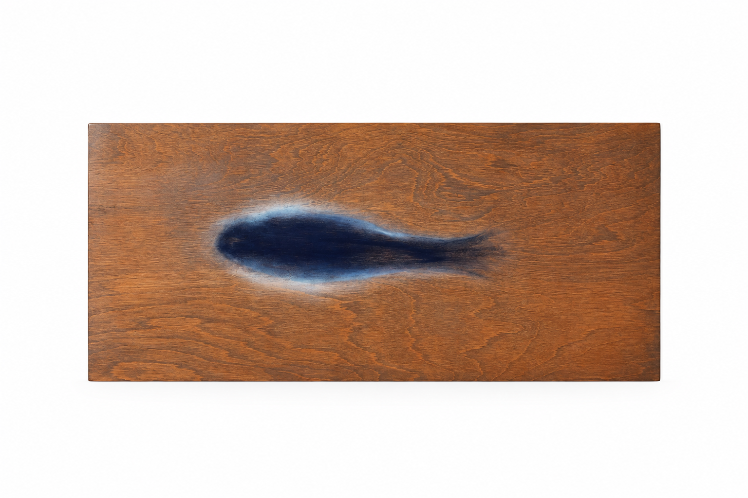 Lillian Abel 'Fish' on wood - Artwork