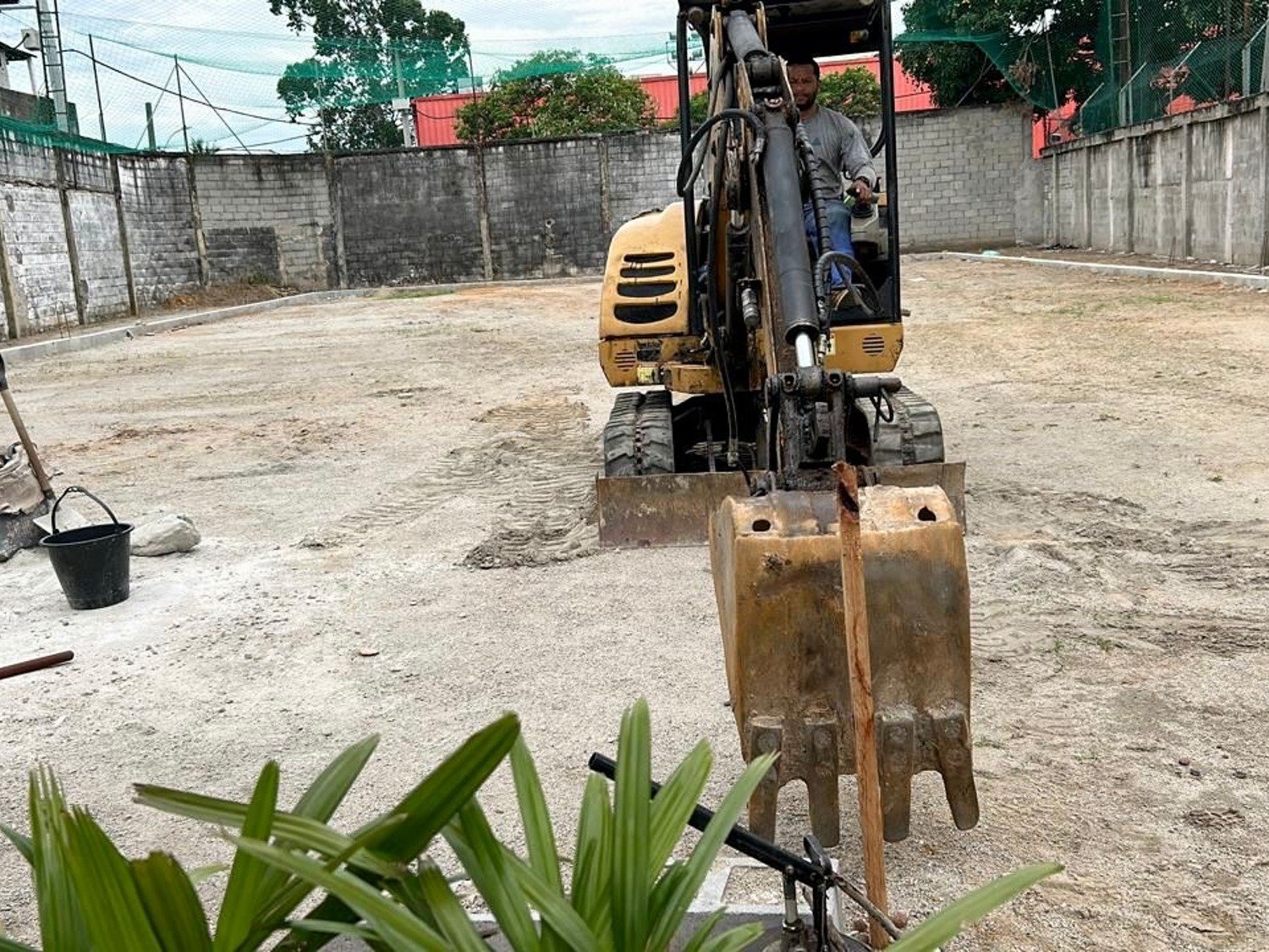 Construção de quadra poliesportiva 