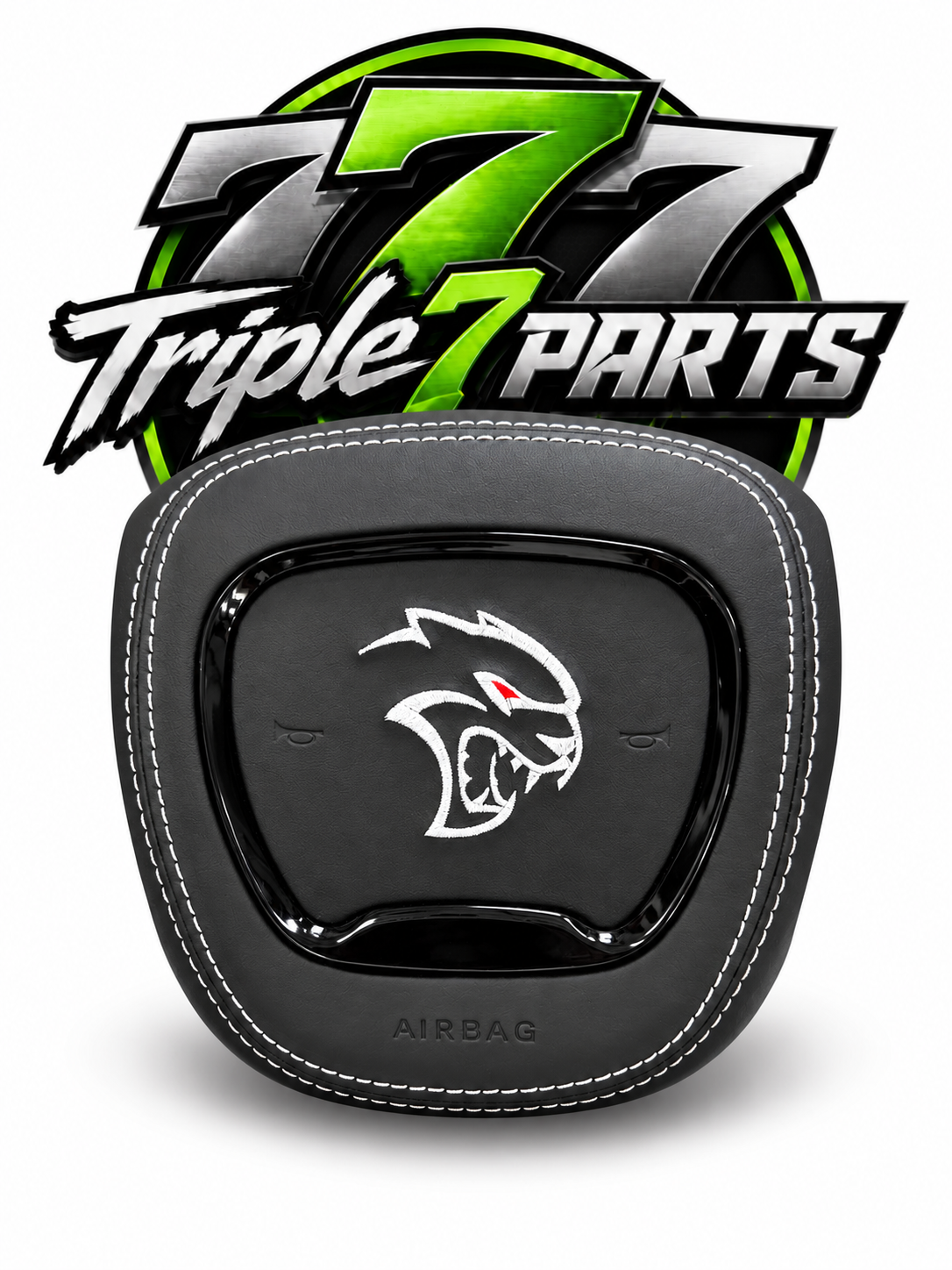 Hellcat Redeye Leather Airbag Cover