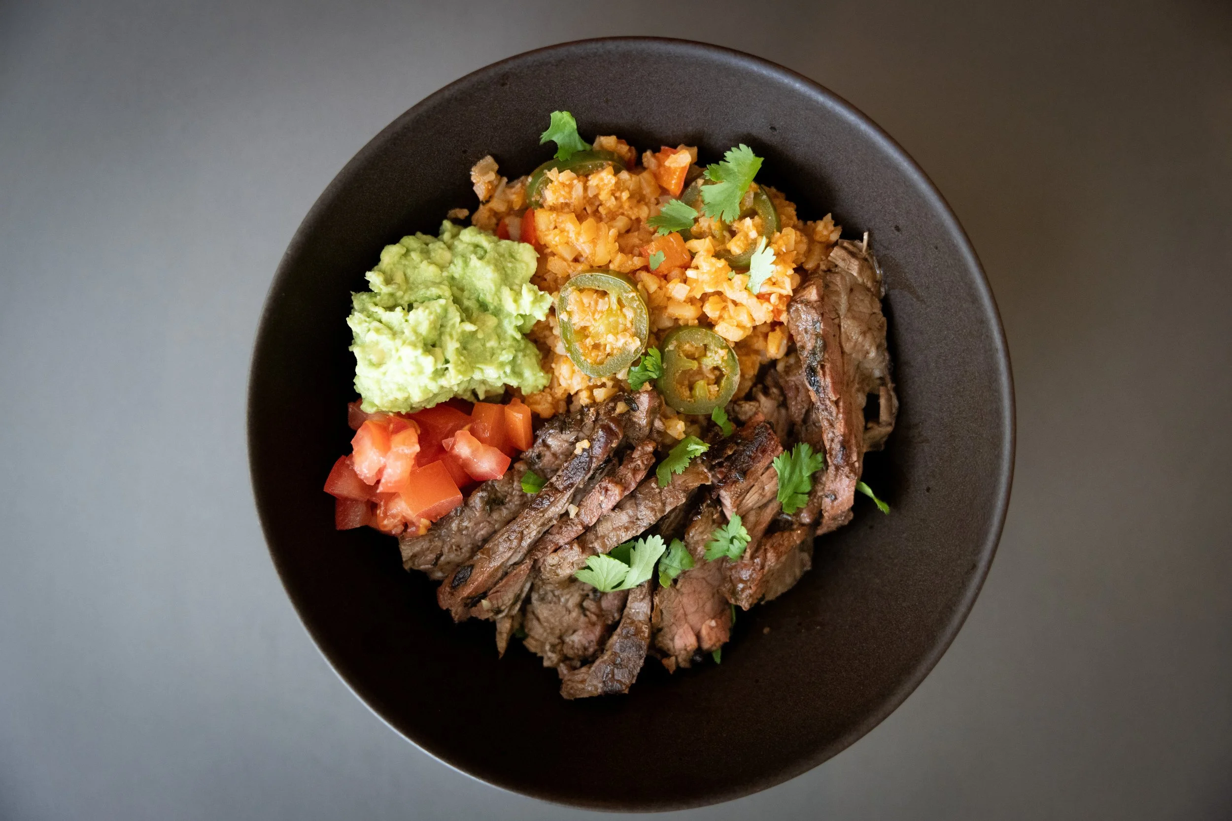 Carne Asada Taco Bowl