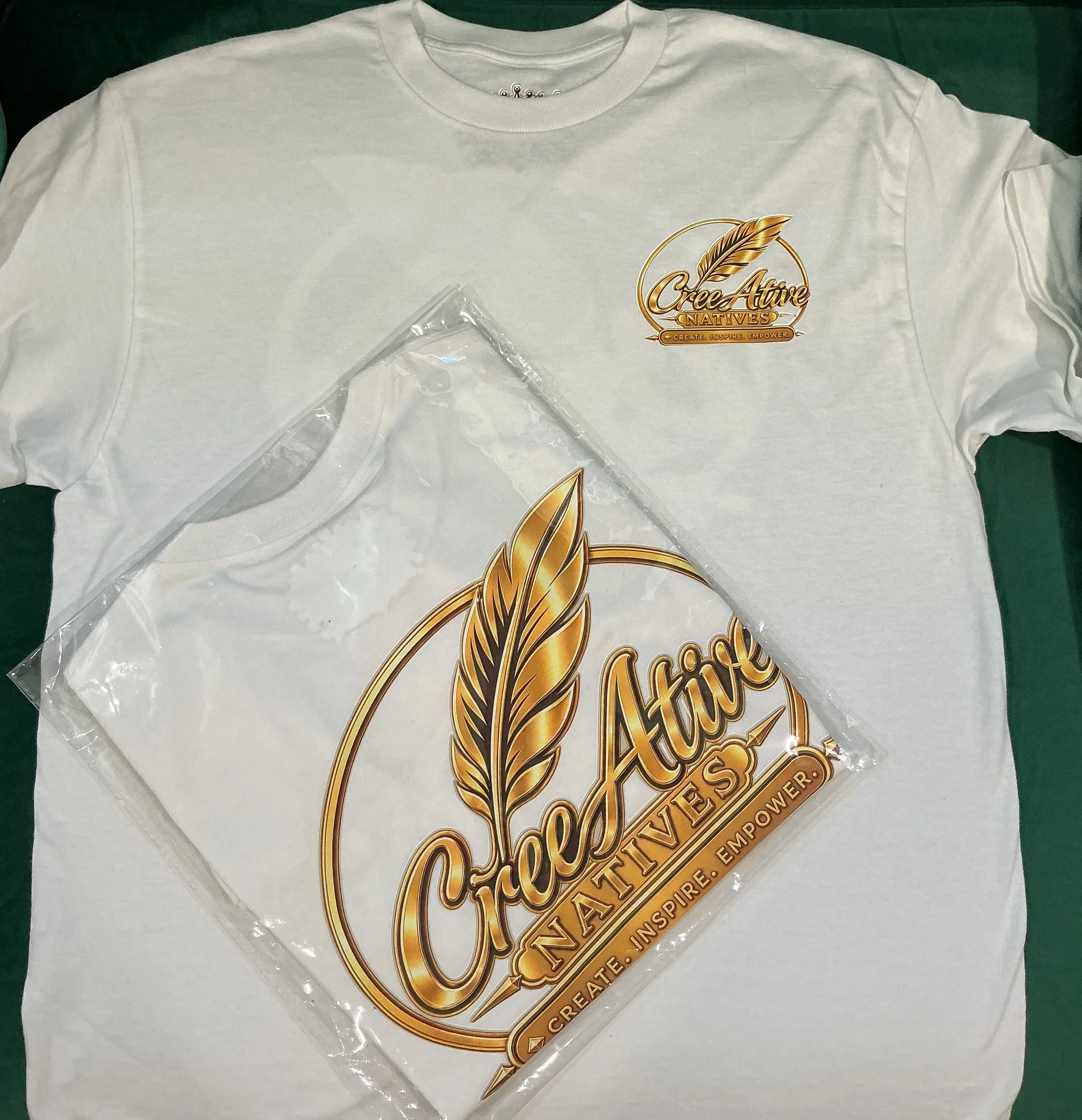 CreeAtive Natives T-shirts (white) SOLD OUT