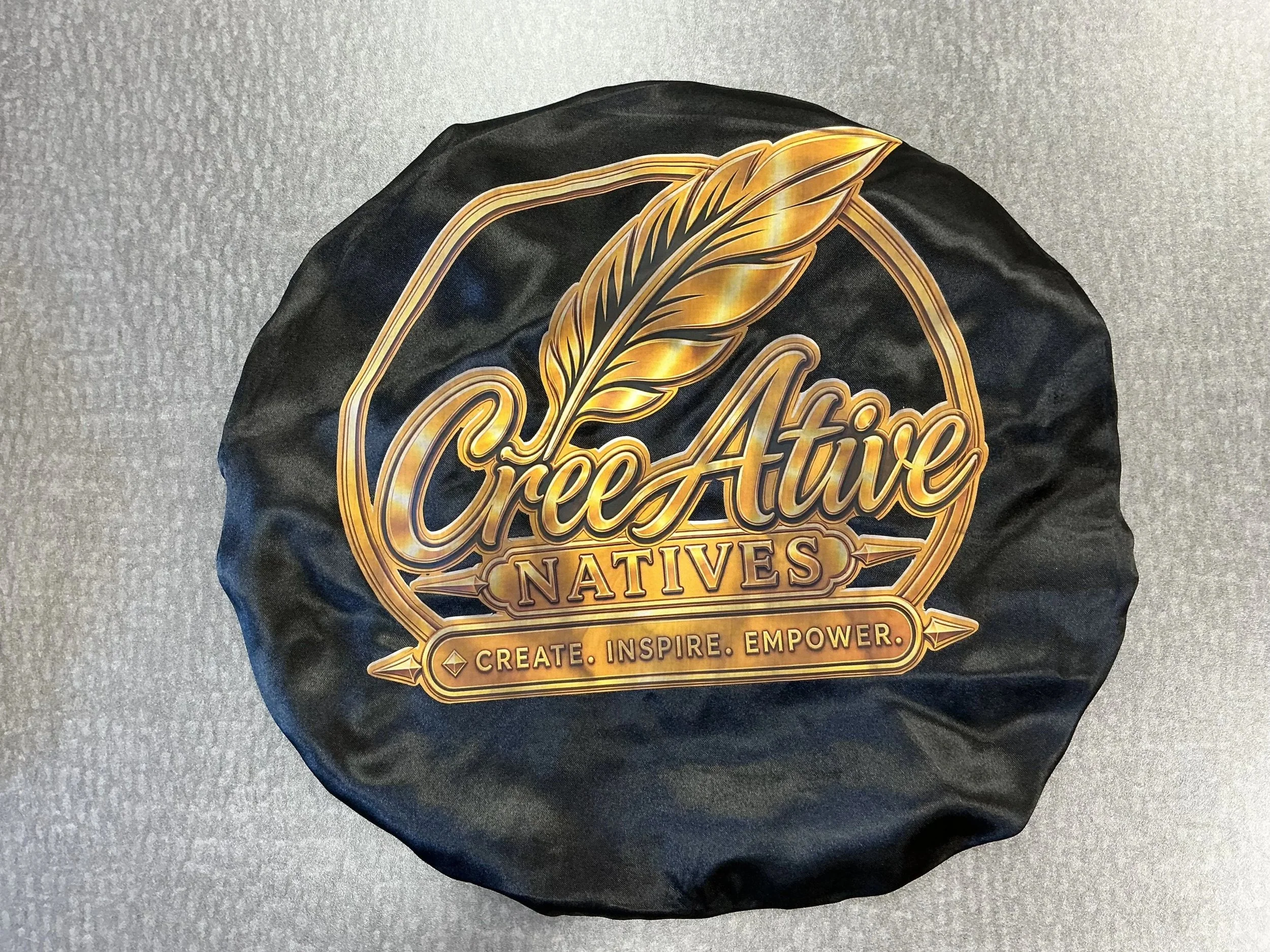 Black Satin Bonnet (short) SOLD OUT