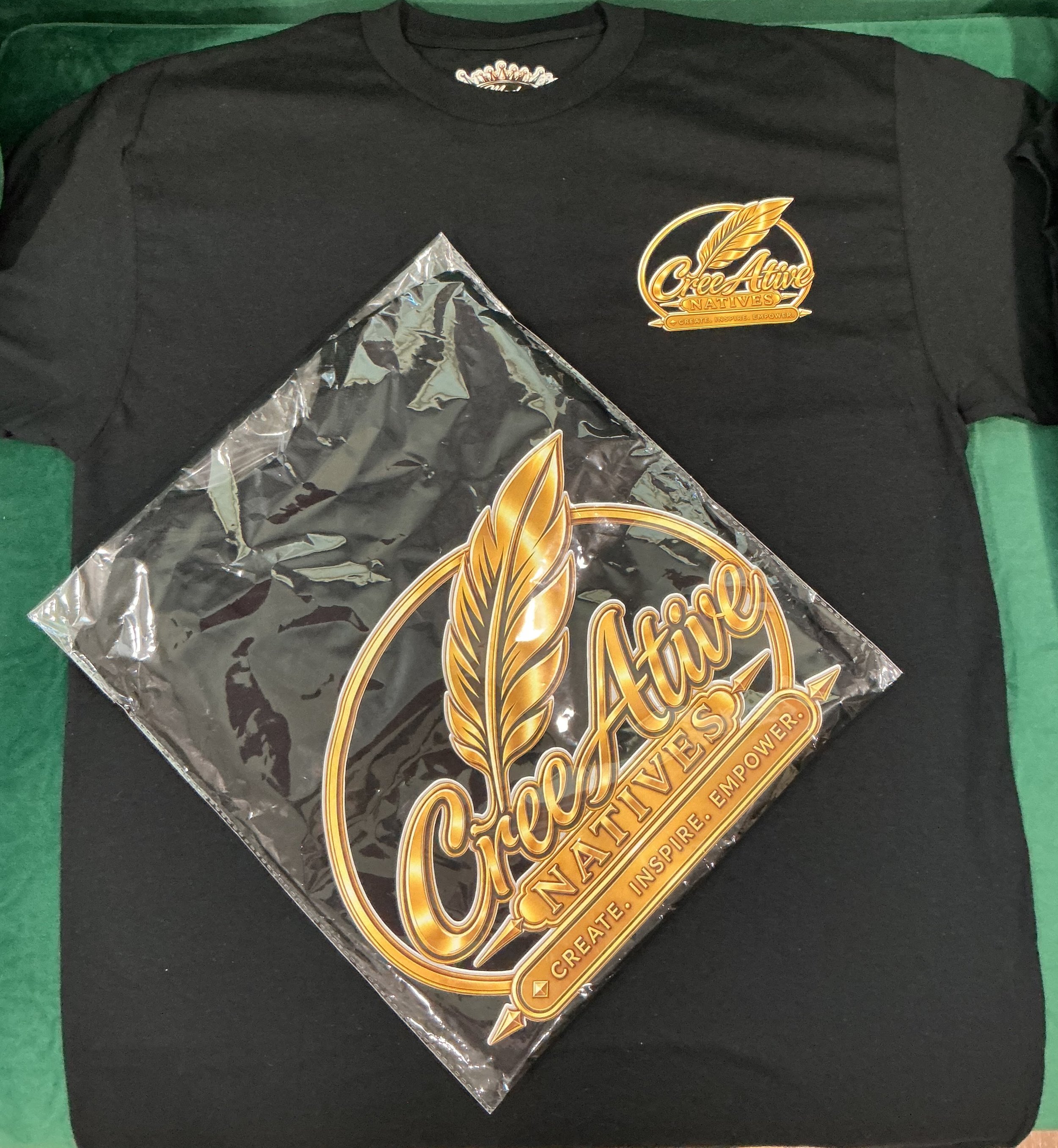 CreeAtive Natives T-shirts (black) SOLD OUT