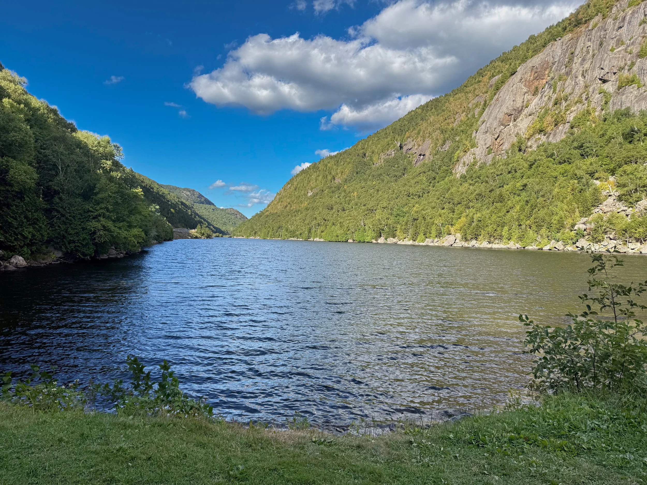 Mountain Lake Between Cliffs, Digital Download Photo