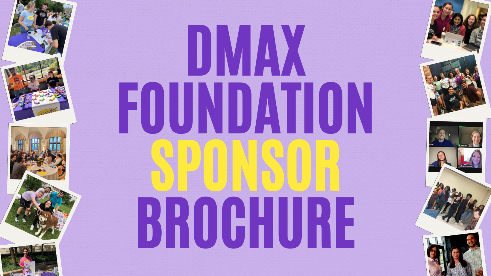 DMAX Foundation Sponsor Brochure