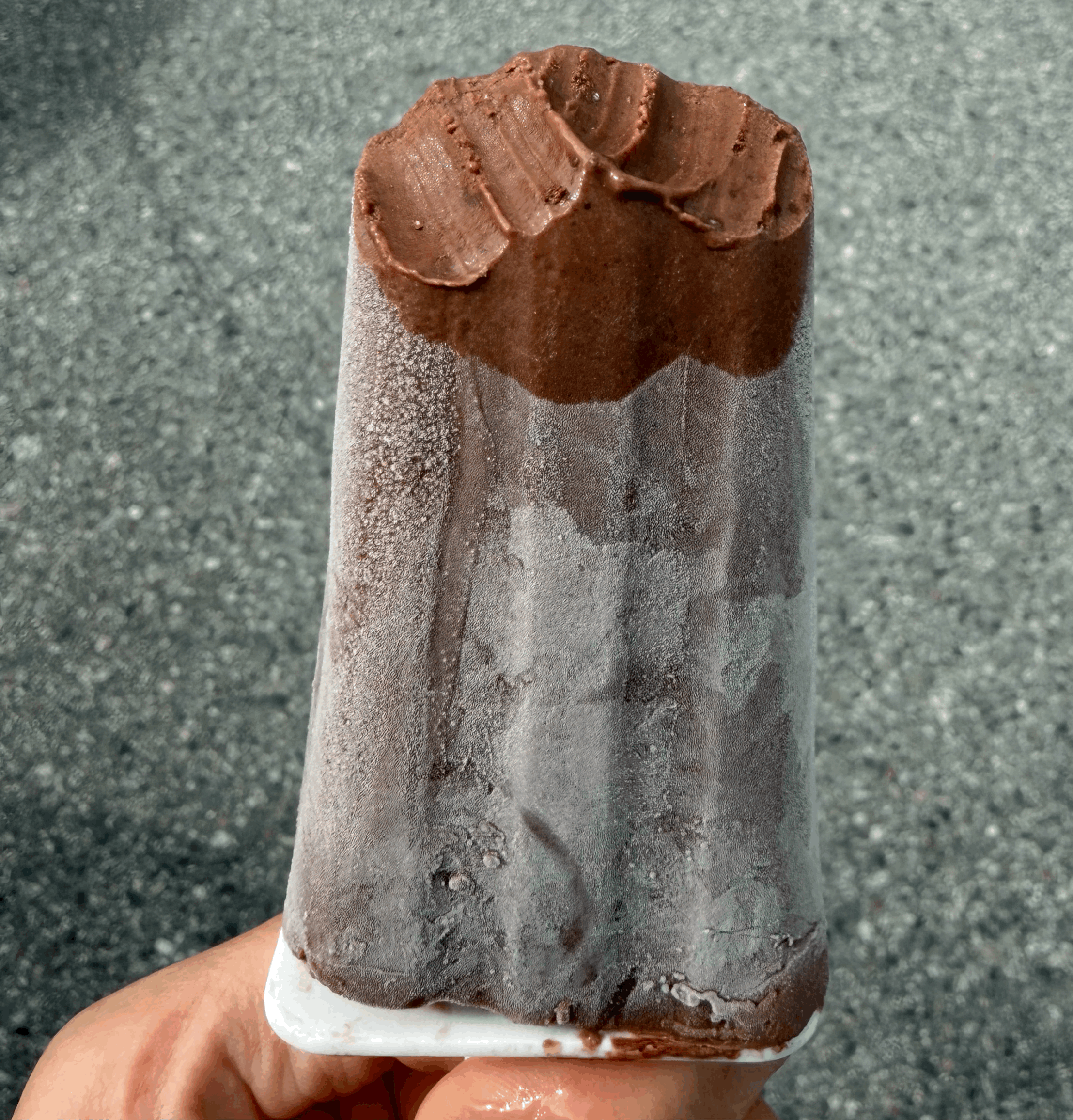 Homemade 5 Ingredient Chocolate Fudge Popsicles 