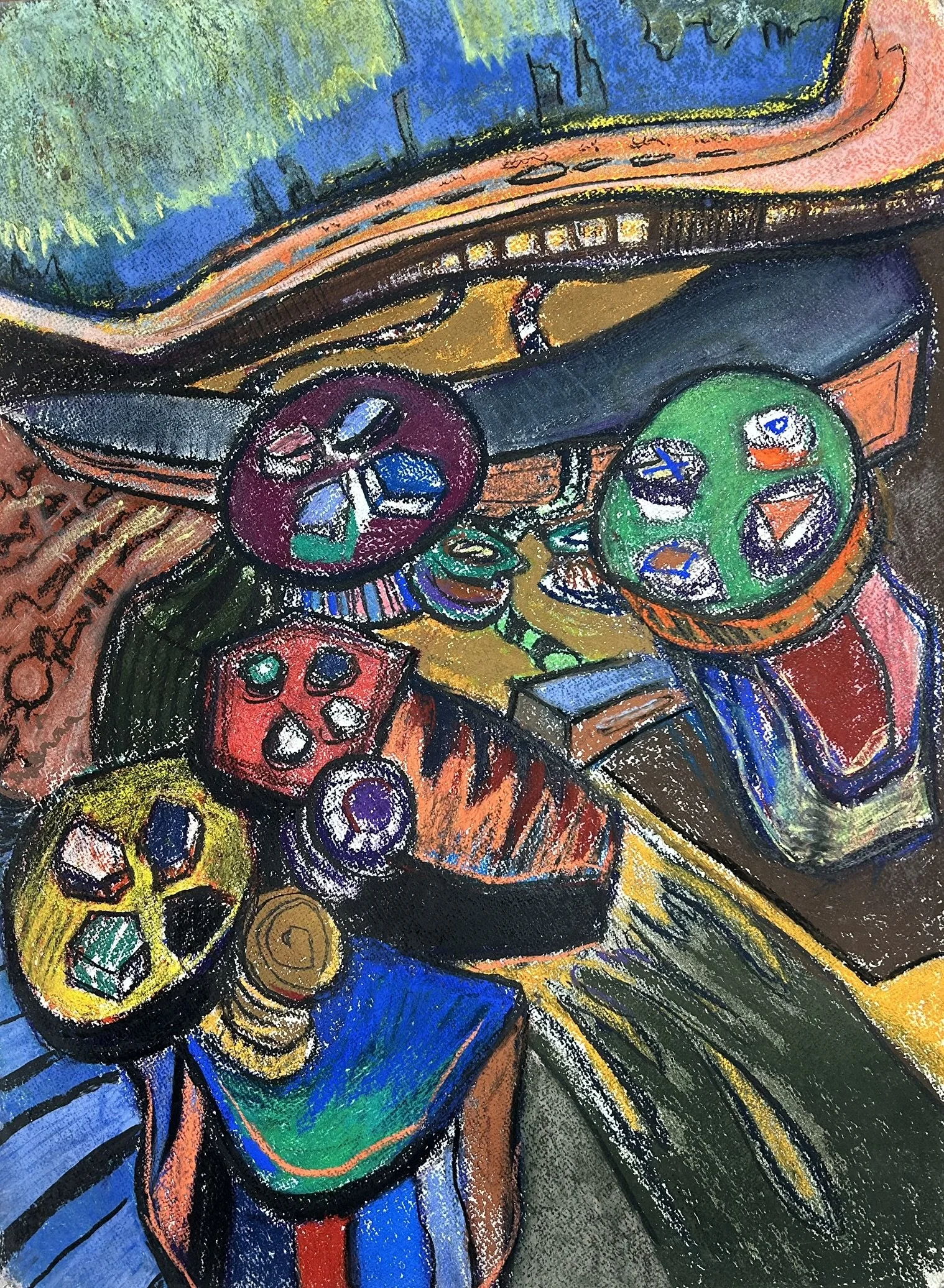 Soft Pastel. 30 x 22 in
