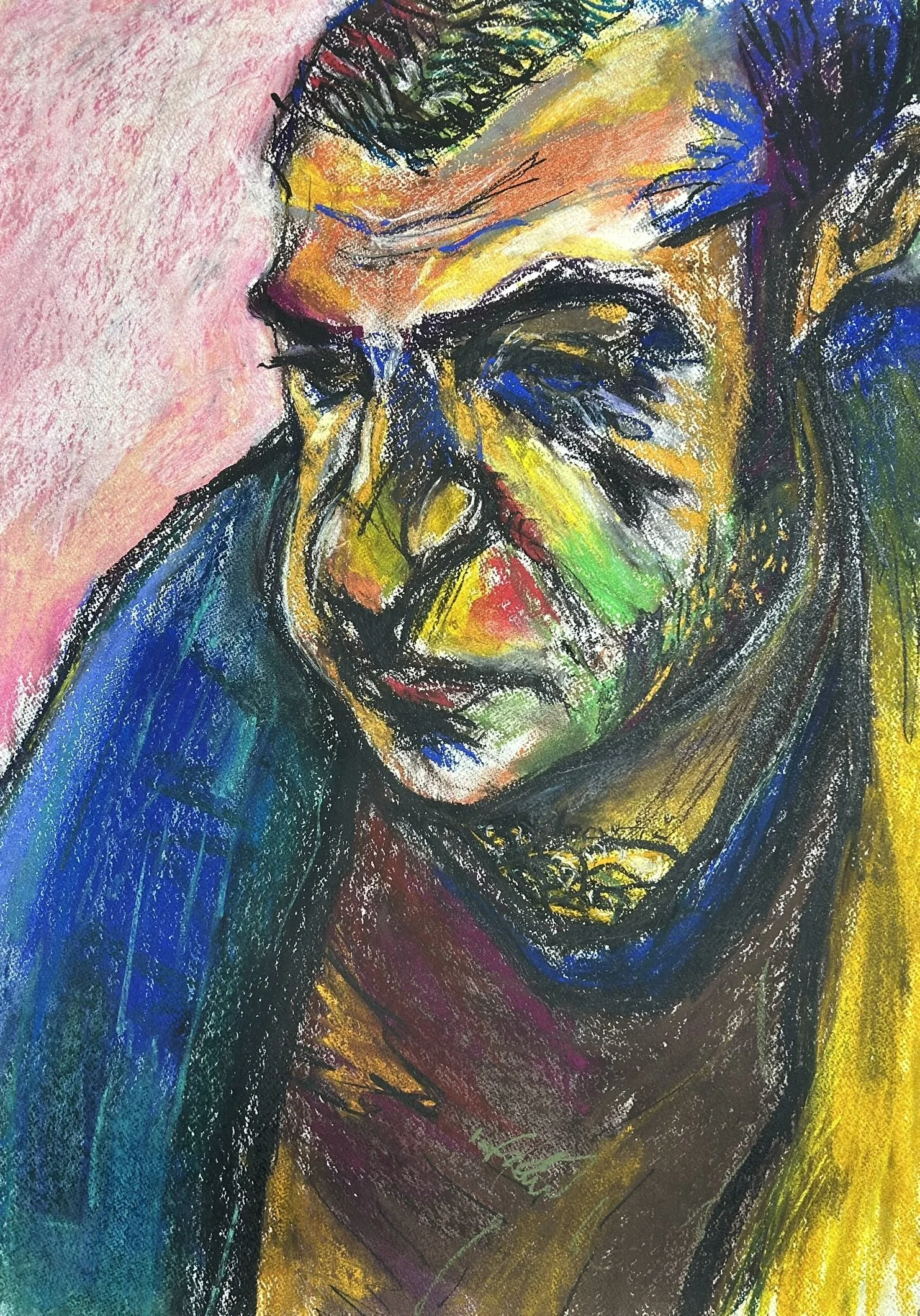 Soft Pastel. 30 x 22 in