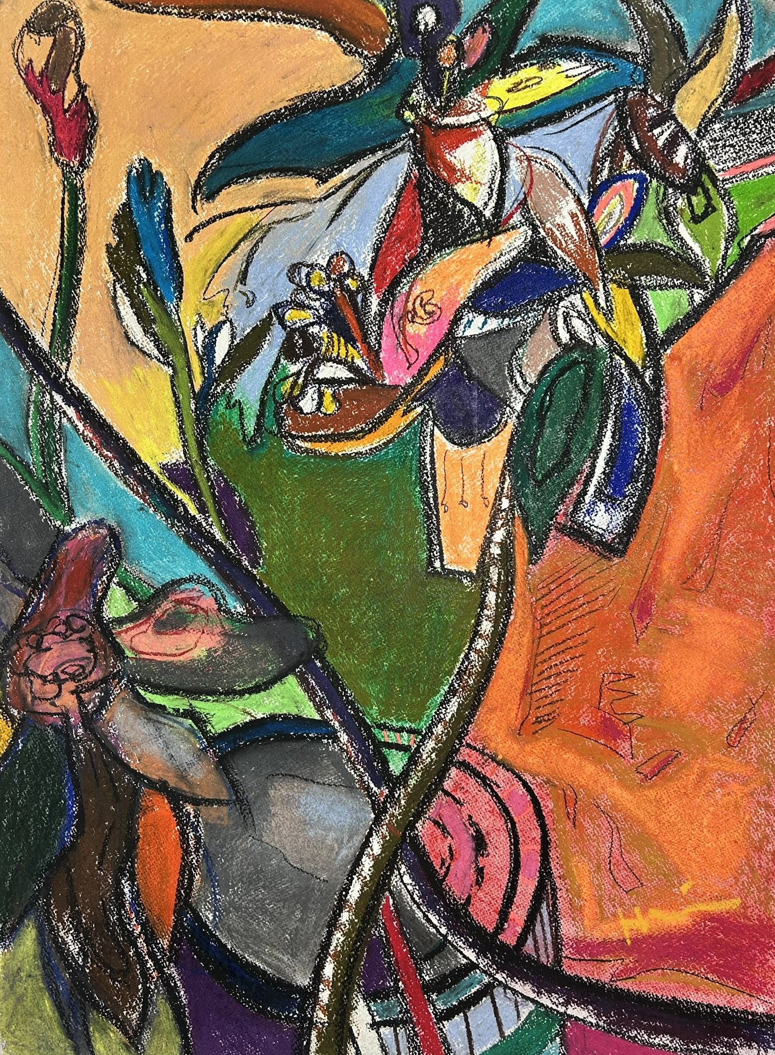 Soft Pastel. 30 x 22 in