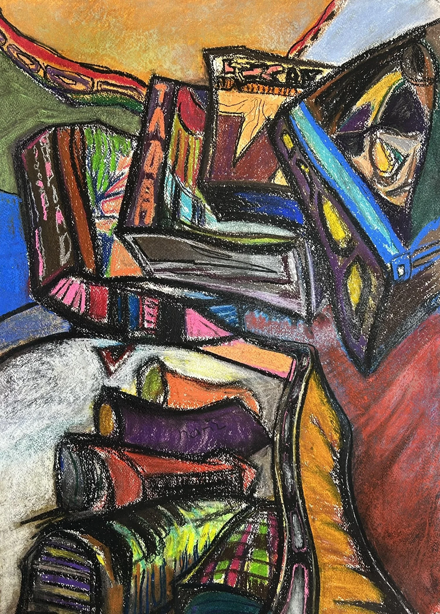 Soft Pastel. 30 x 22 in