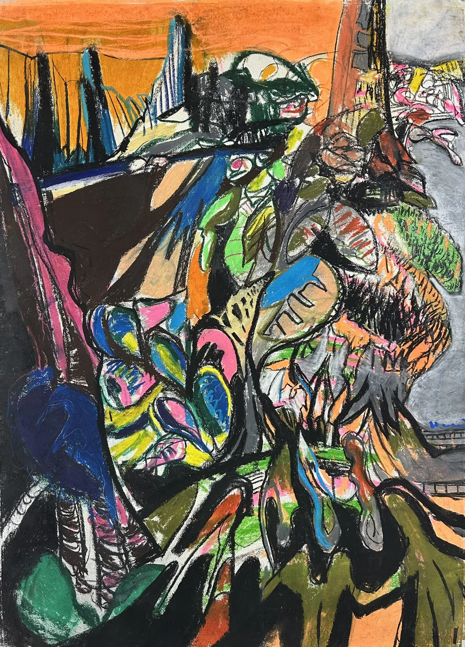 Soft Pastel. 30 x 22 in