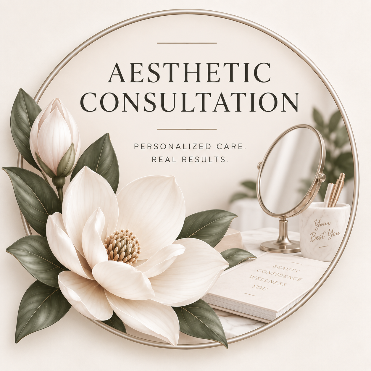 Magnolia Nurse Aesthetics consultation focused on personalized aesthetic goals, confidence, and wellness.