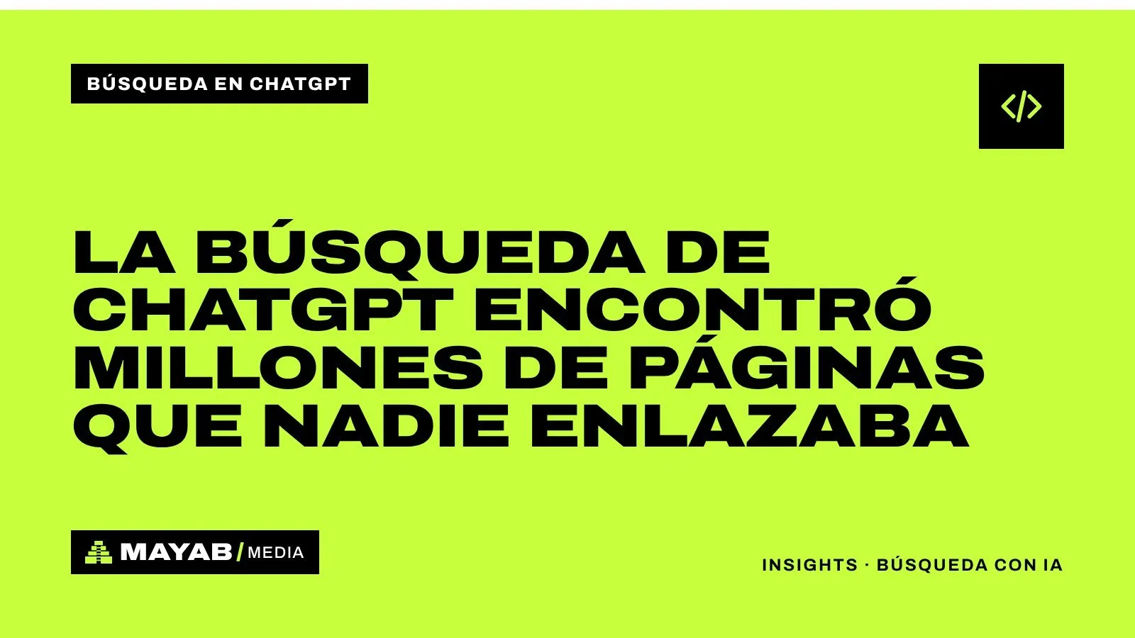 La búsqueda de ChatGPT encontró millones de páginas que nadie enlazaba