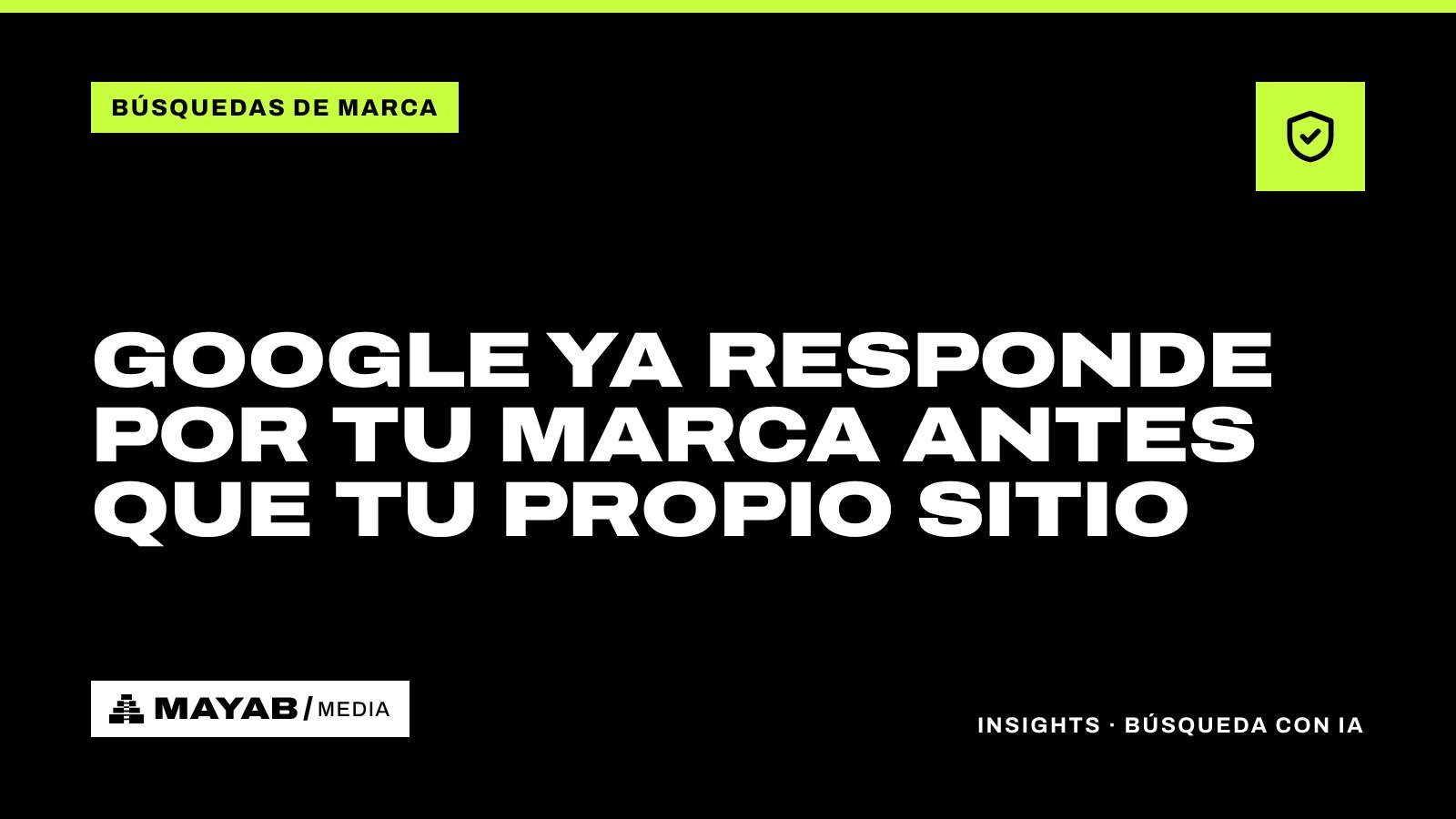 Google ya responde por tu marca antes que tu propio sitio