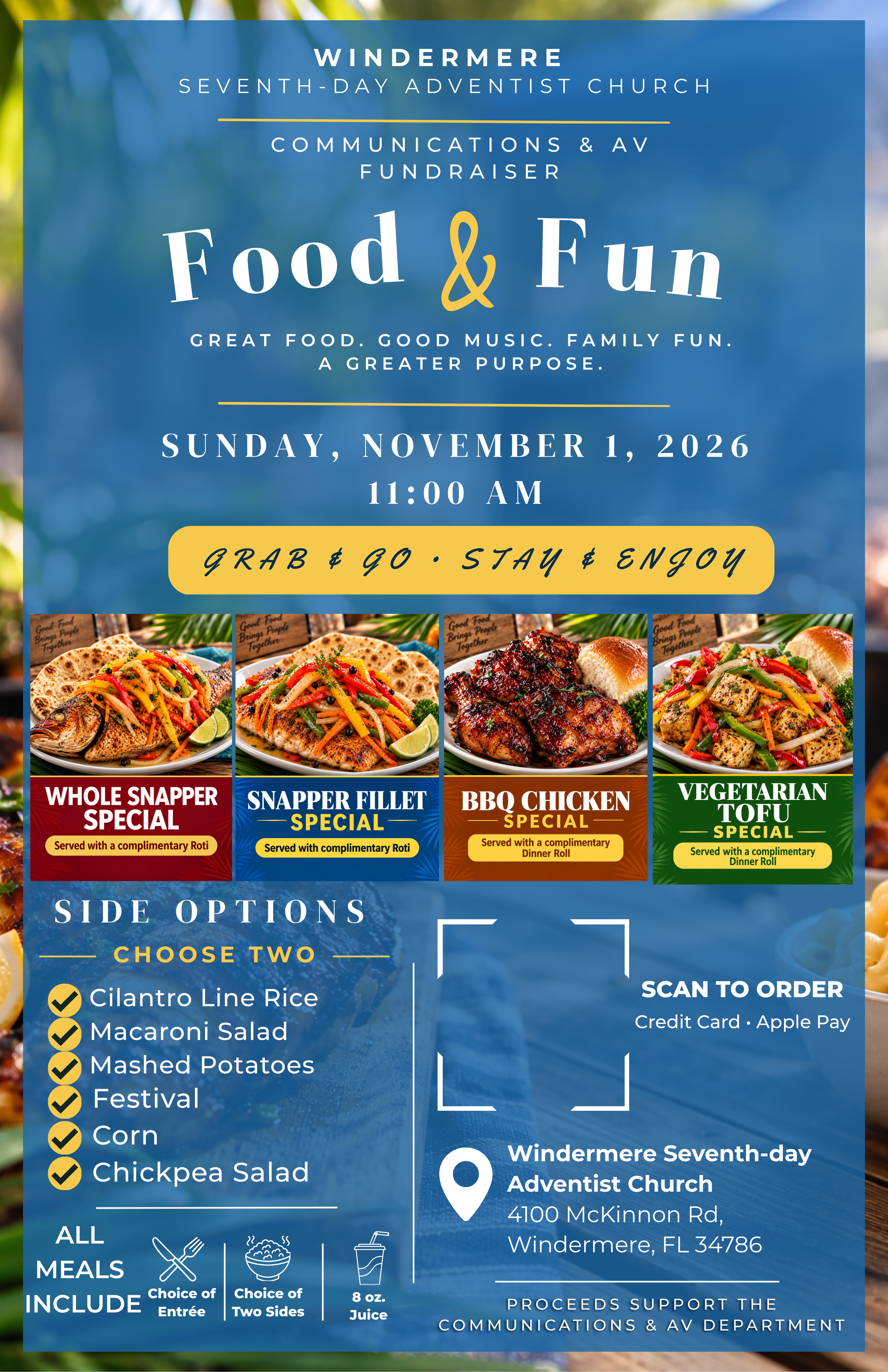 COMMUNICATIONS & AV FUNDRAISER