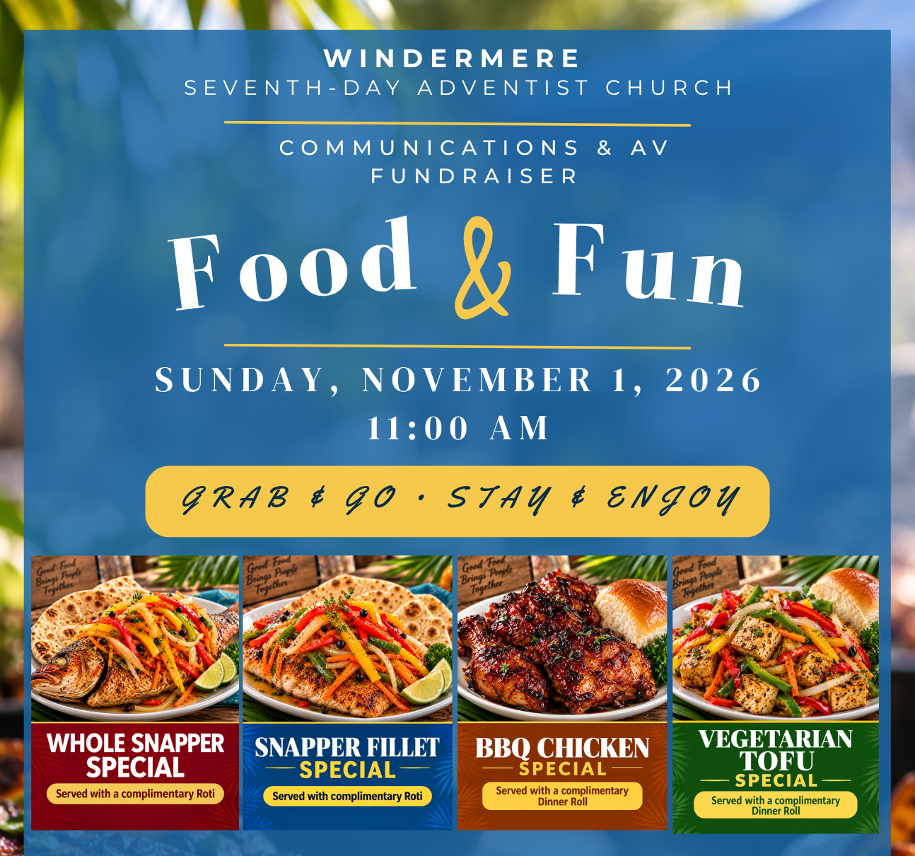 COMMUNICATIONS & AV FUNDRAISER