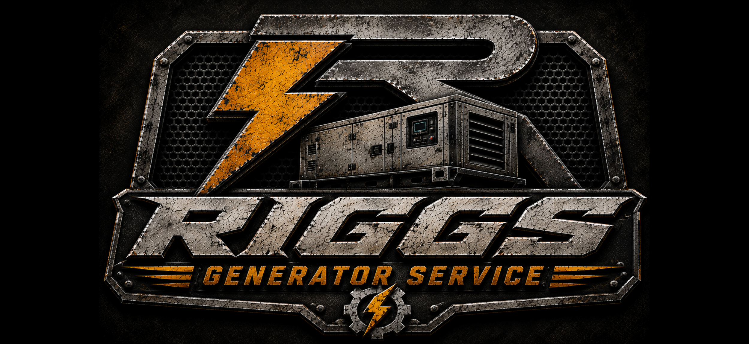 A logo for 'Z2 Tech' with a metallic and industrial design featuring a lightning bolt and a generator, with the text 'Generator Service' at the bottom.