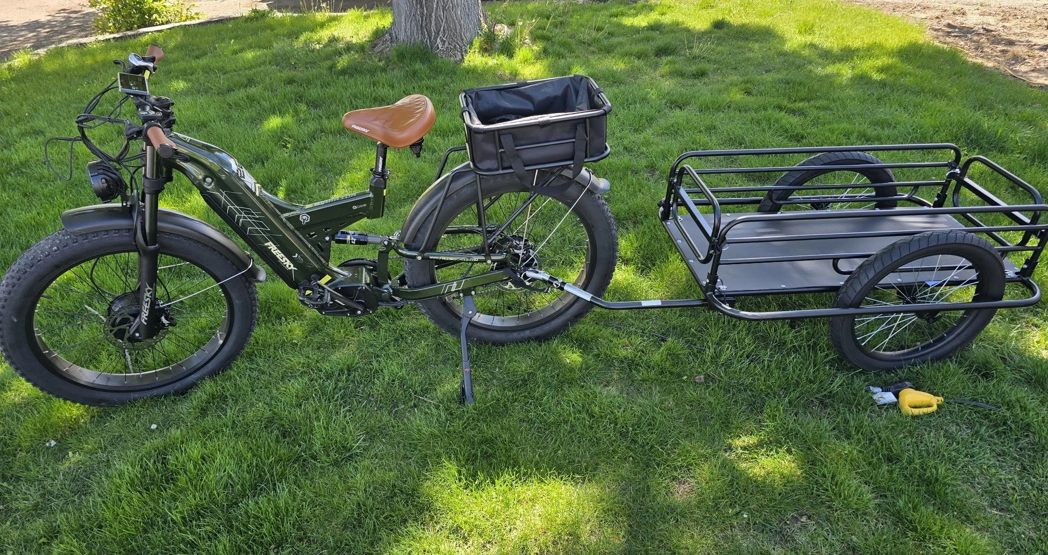 Ebikes with trailer for easy hauling