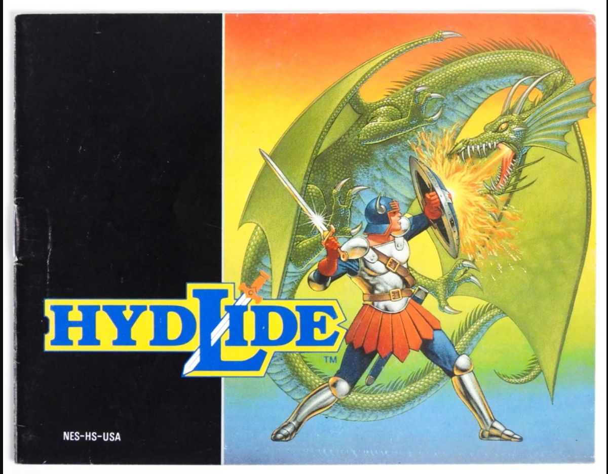 Hydlide — Manual Only (NES)