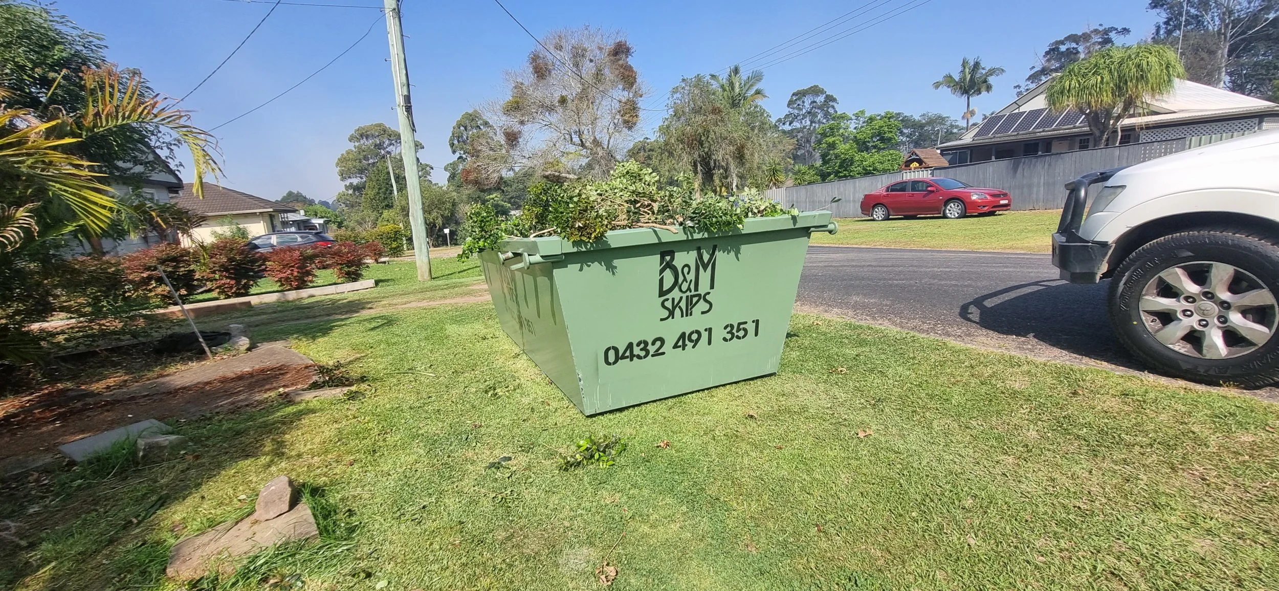 Skip Bins for Plant & Garden Clean Outs (Green waste skip bin)