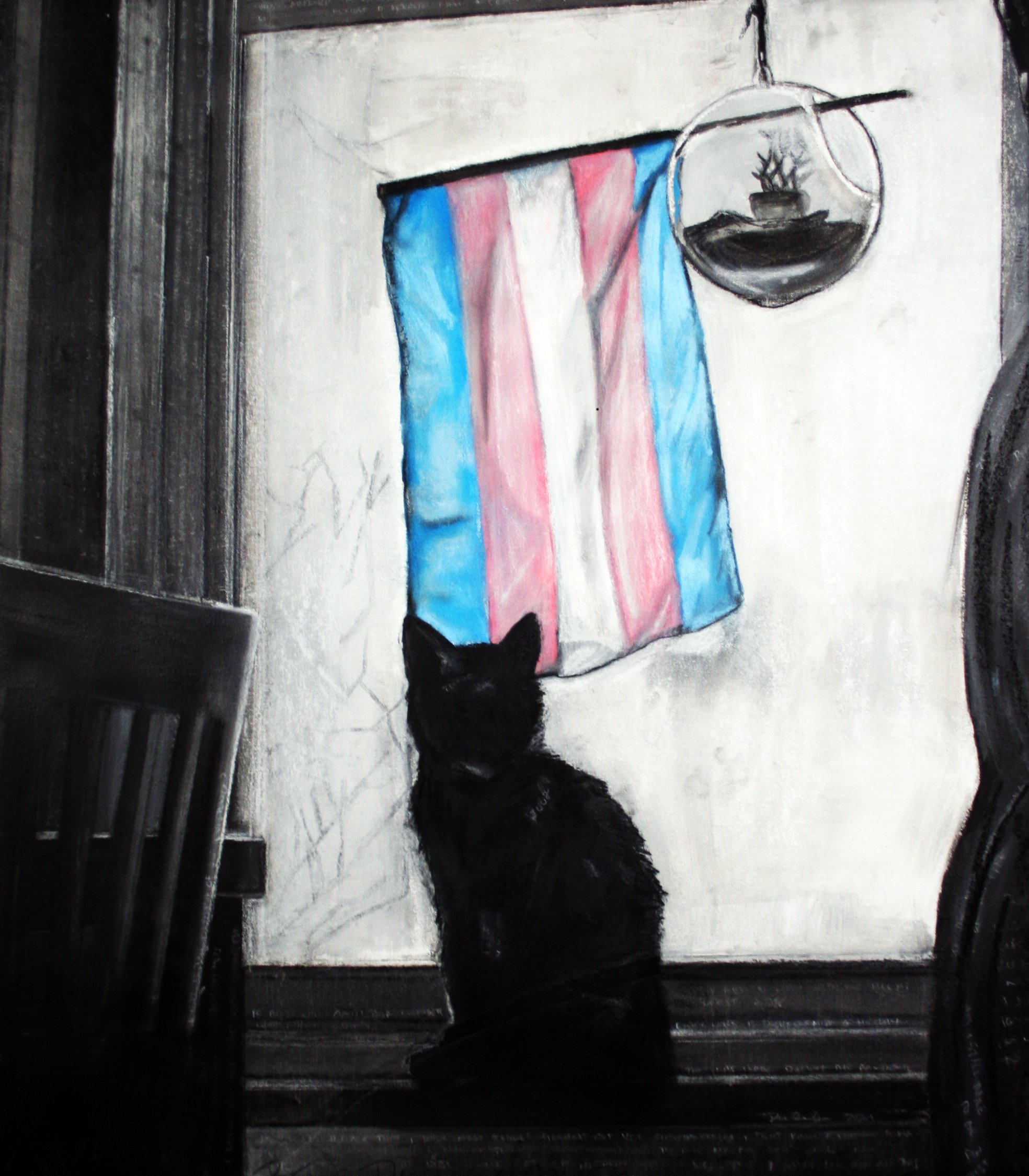 Within |
2021 |
 Charcoal, Pastel, and Gesso on Canvas |
32 x 28 inches |
Prints Available
