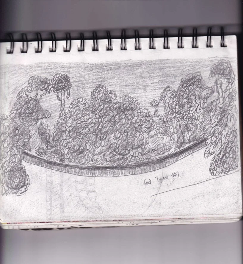 [Central Park Sketching #5] Fort Tyron Park #1 [10-18-2025]