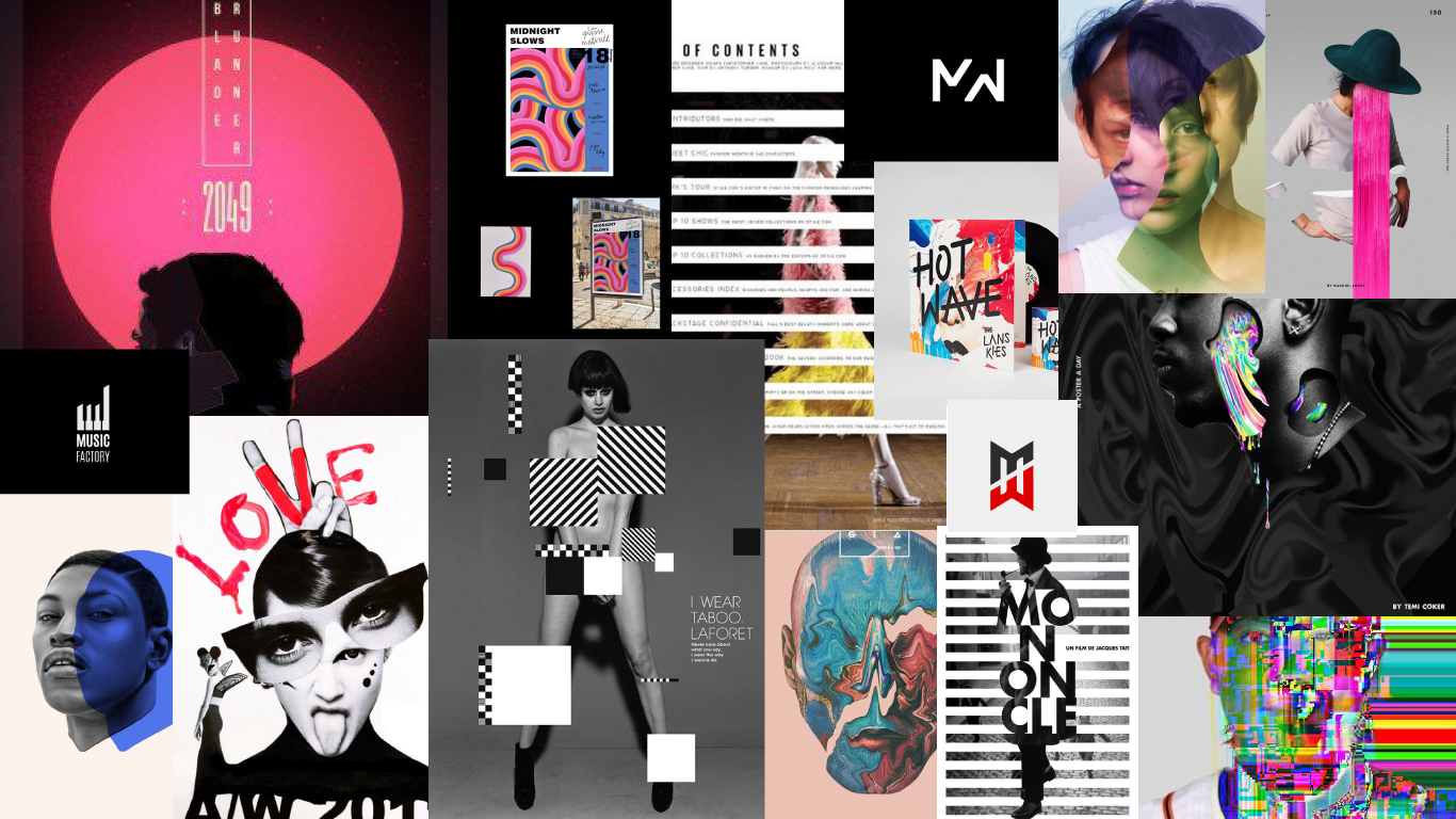Mood board for MMF