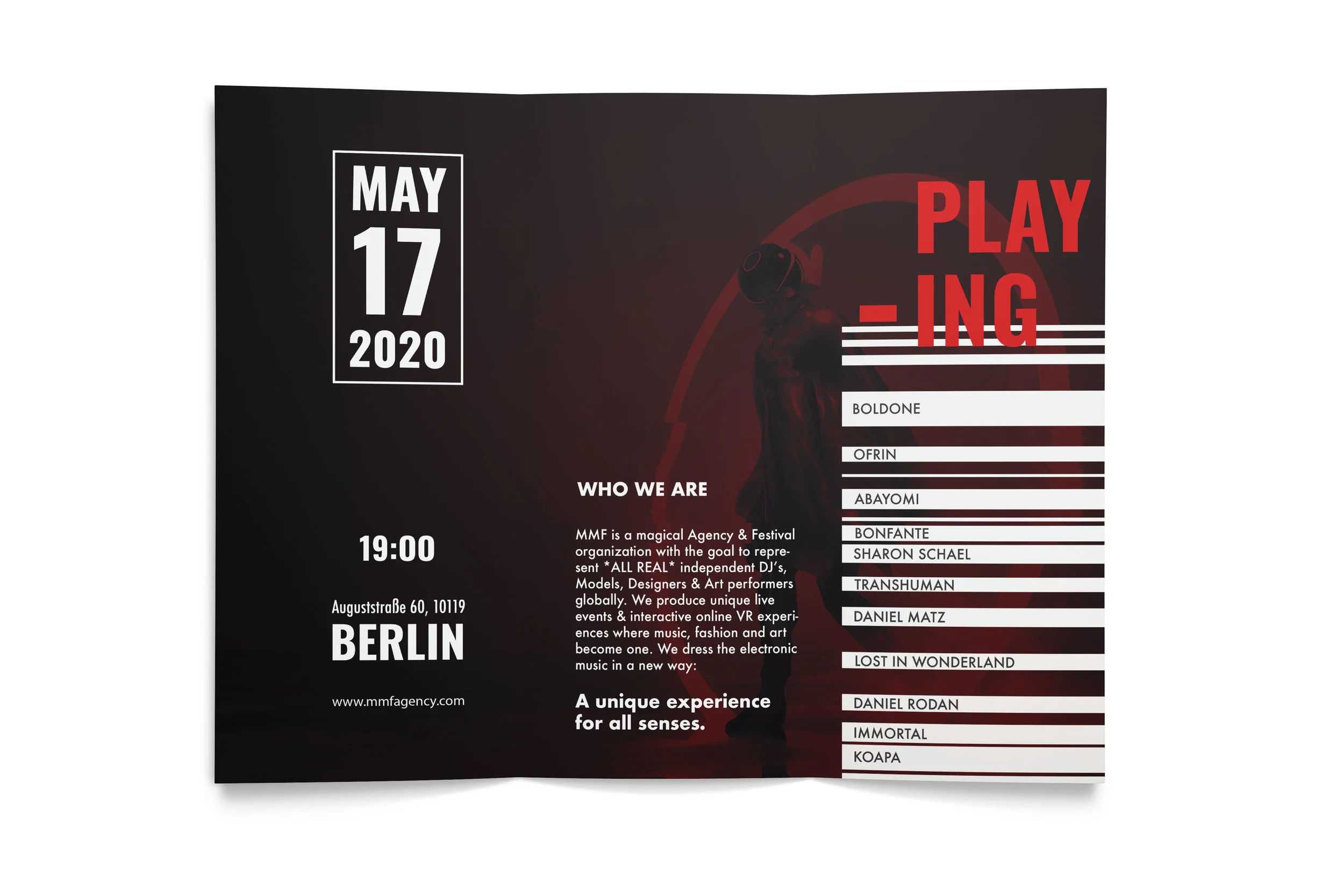 MMF Festival Brochure, insert