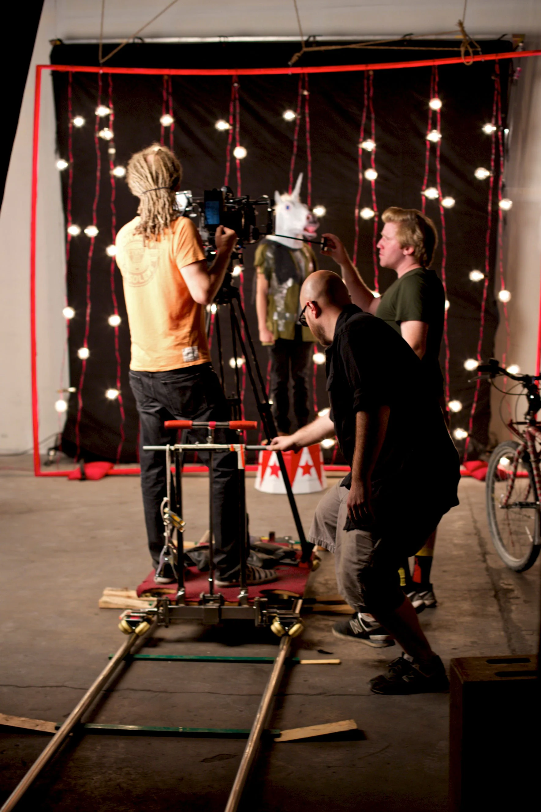 Juicy Couture Spec Commercial crew at work. Photo credit: Laura VanZee Taylor