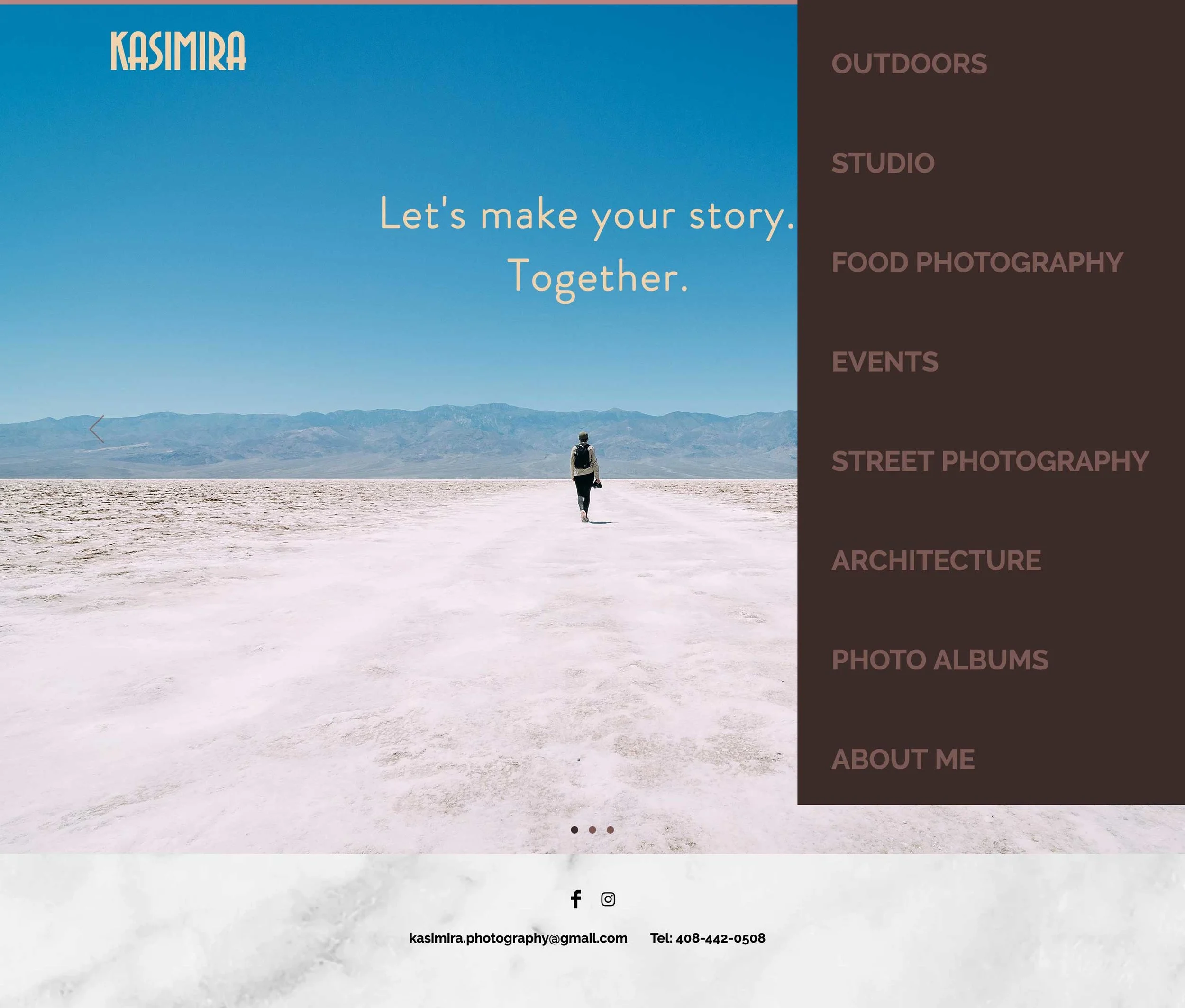 Original Kasimira Photography Home page