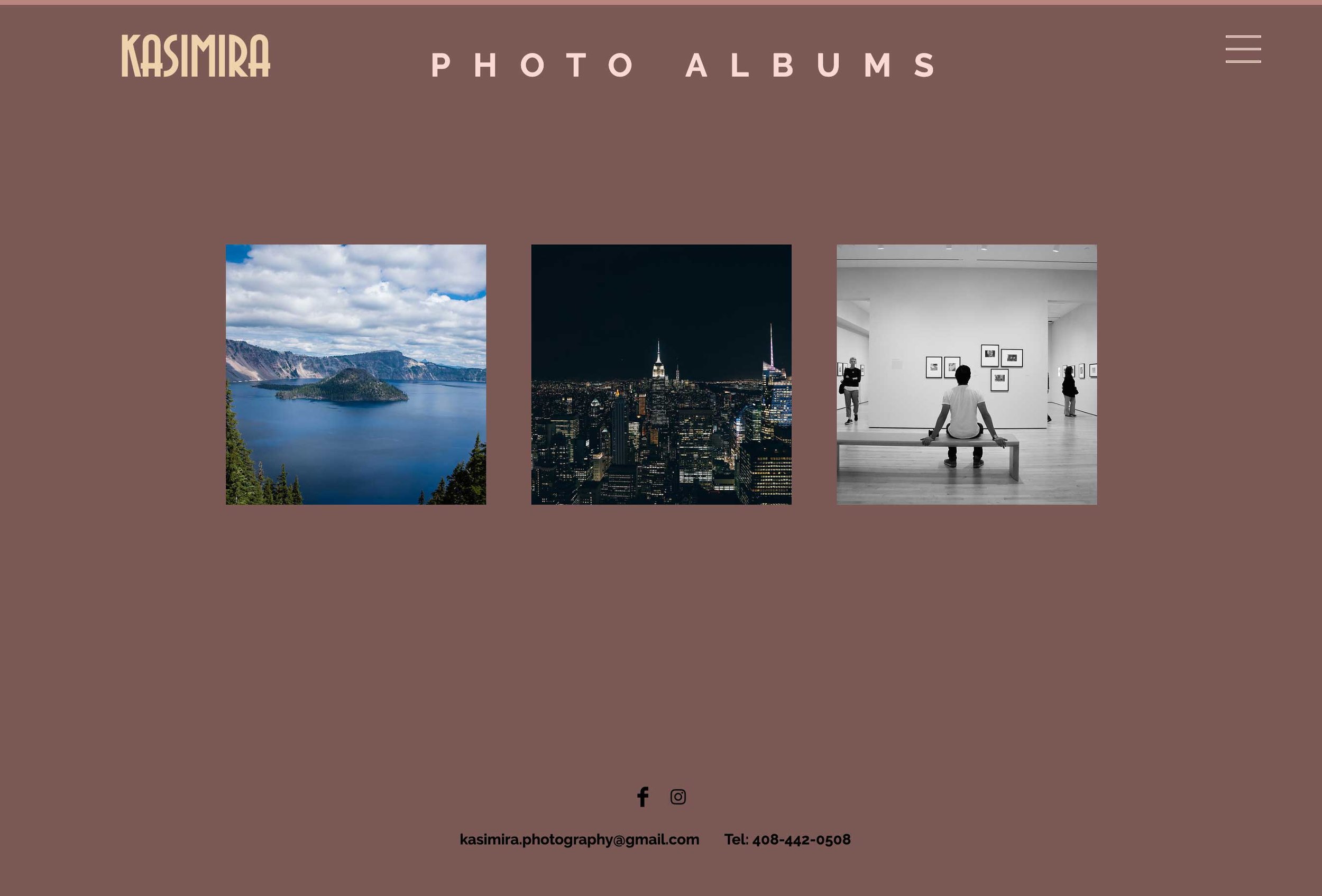 Original Kasimira Photography Photo Albums Page