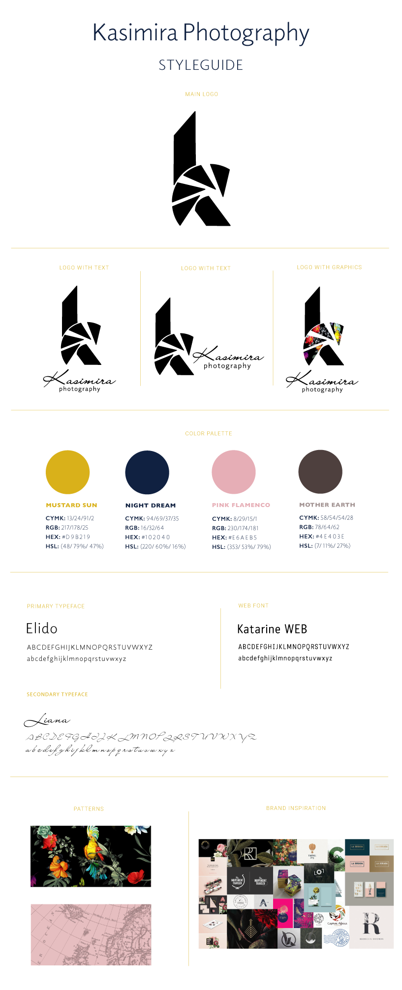 Kasimira Photography Brand Guide