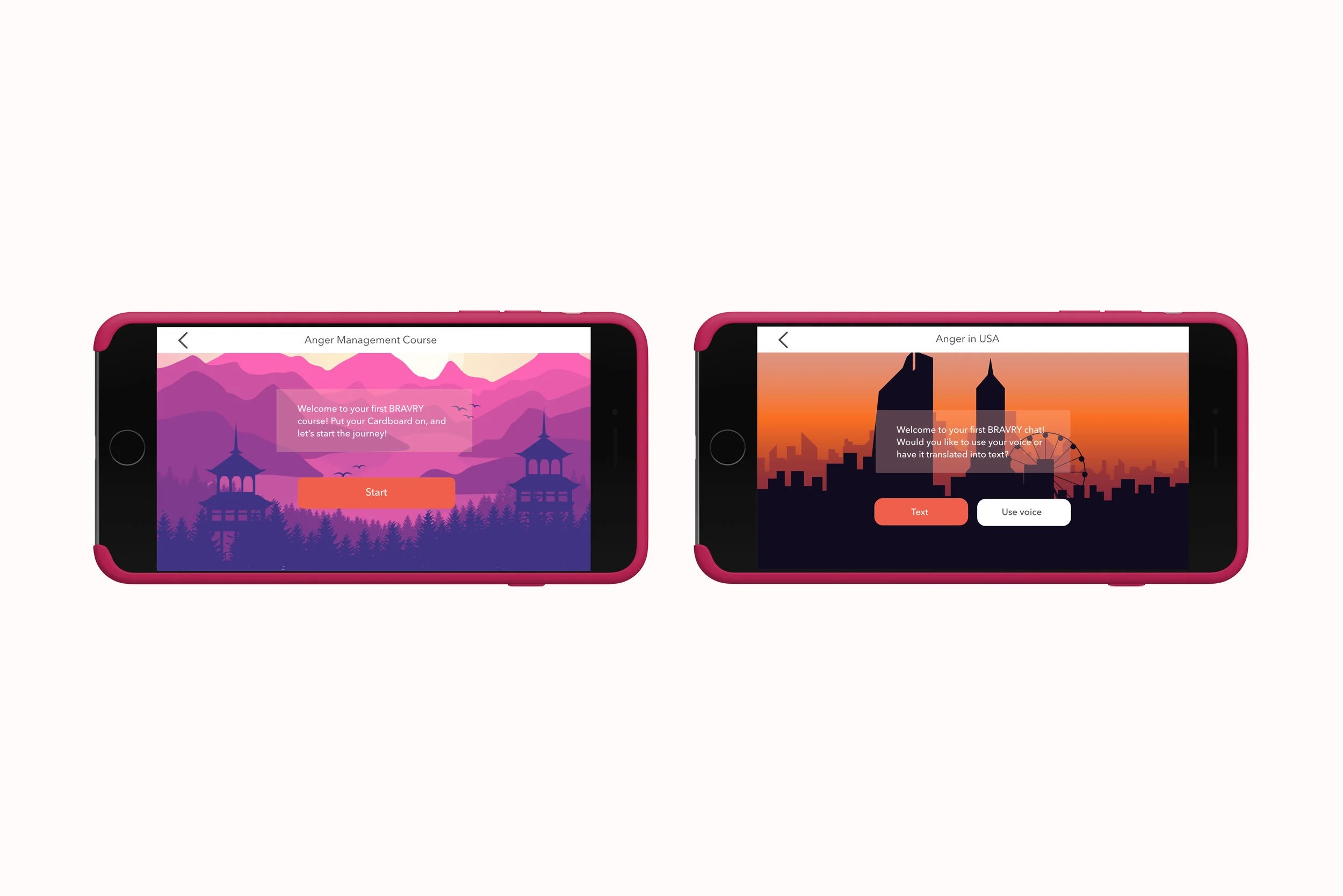 VR Chat tutorial screens, BRAVRY