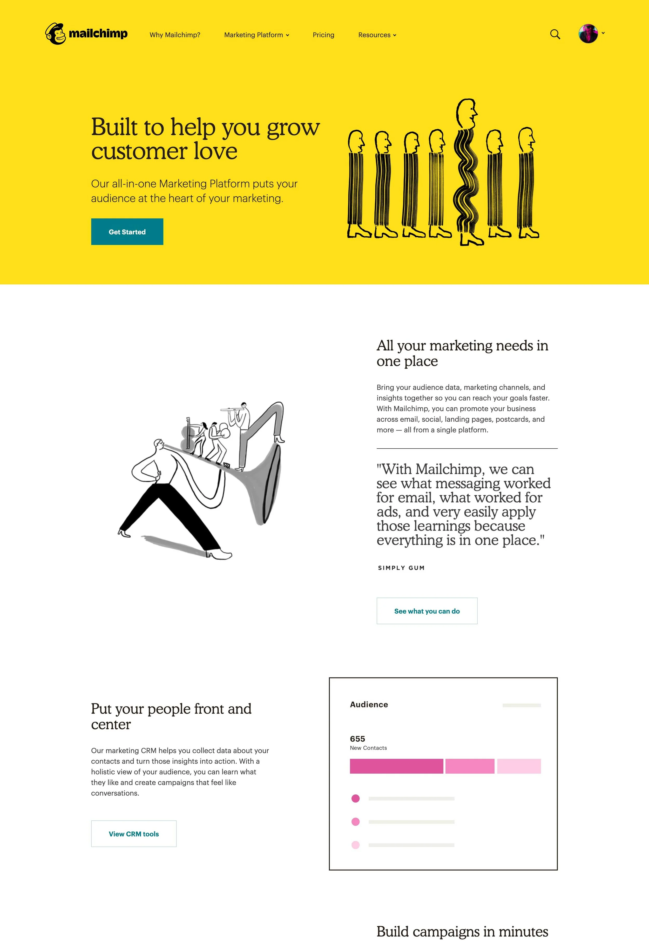 Mailchimp Website
