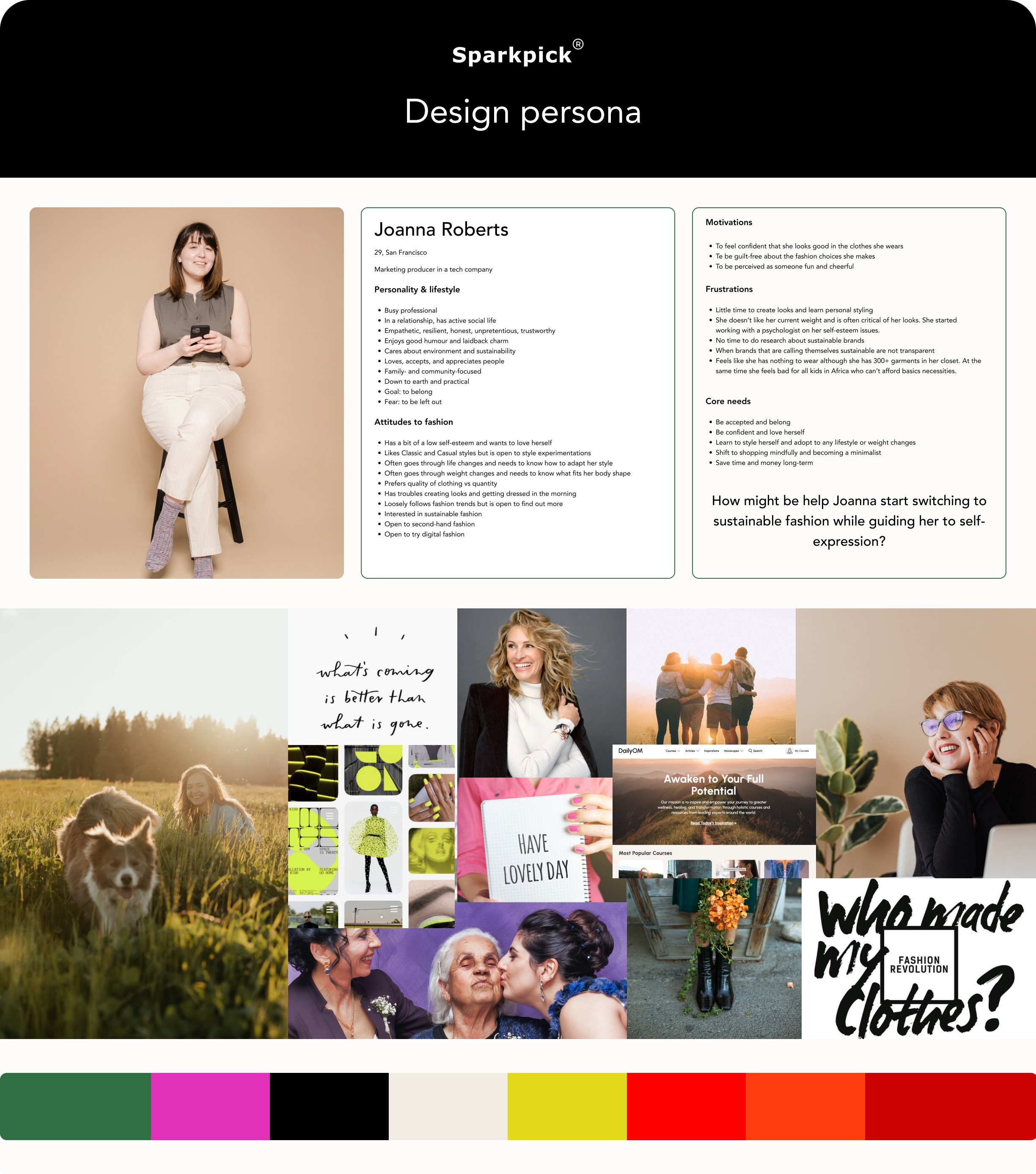 sustainable fashion at Sparkpick design and branding