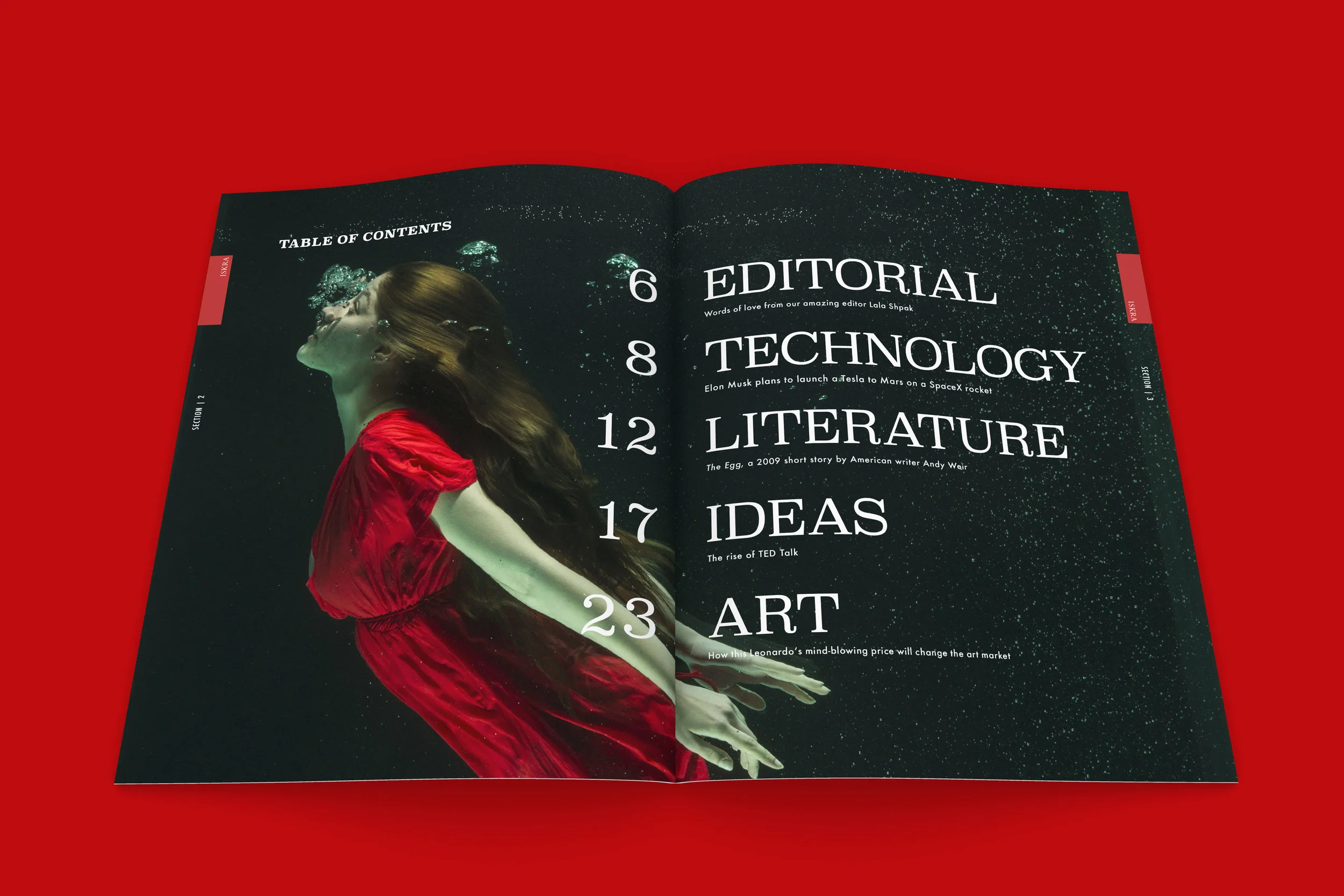 ISKRA Magazine Table of Contents
